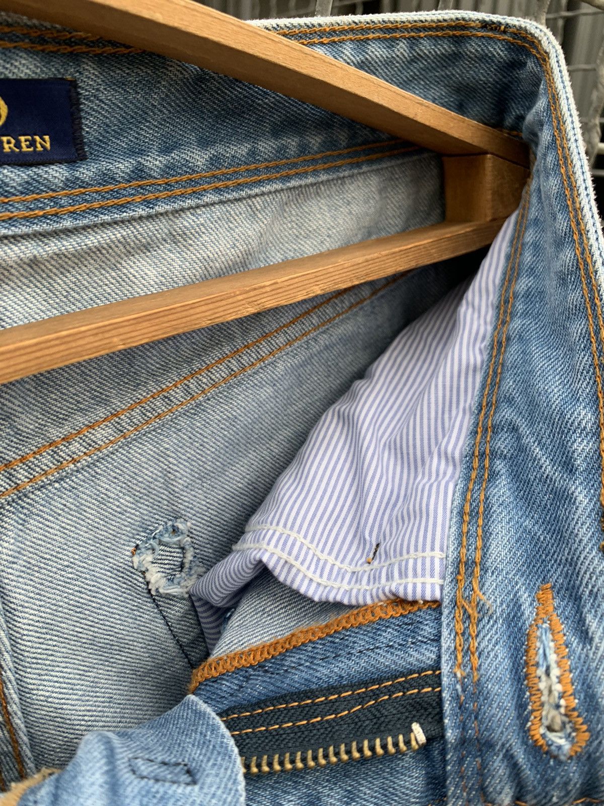 Polo Ralph Lauren Polo Ralph Lauren Blue Baggy Jeans Affliction Size US 34 / EU 50 - 14 Thumbnail