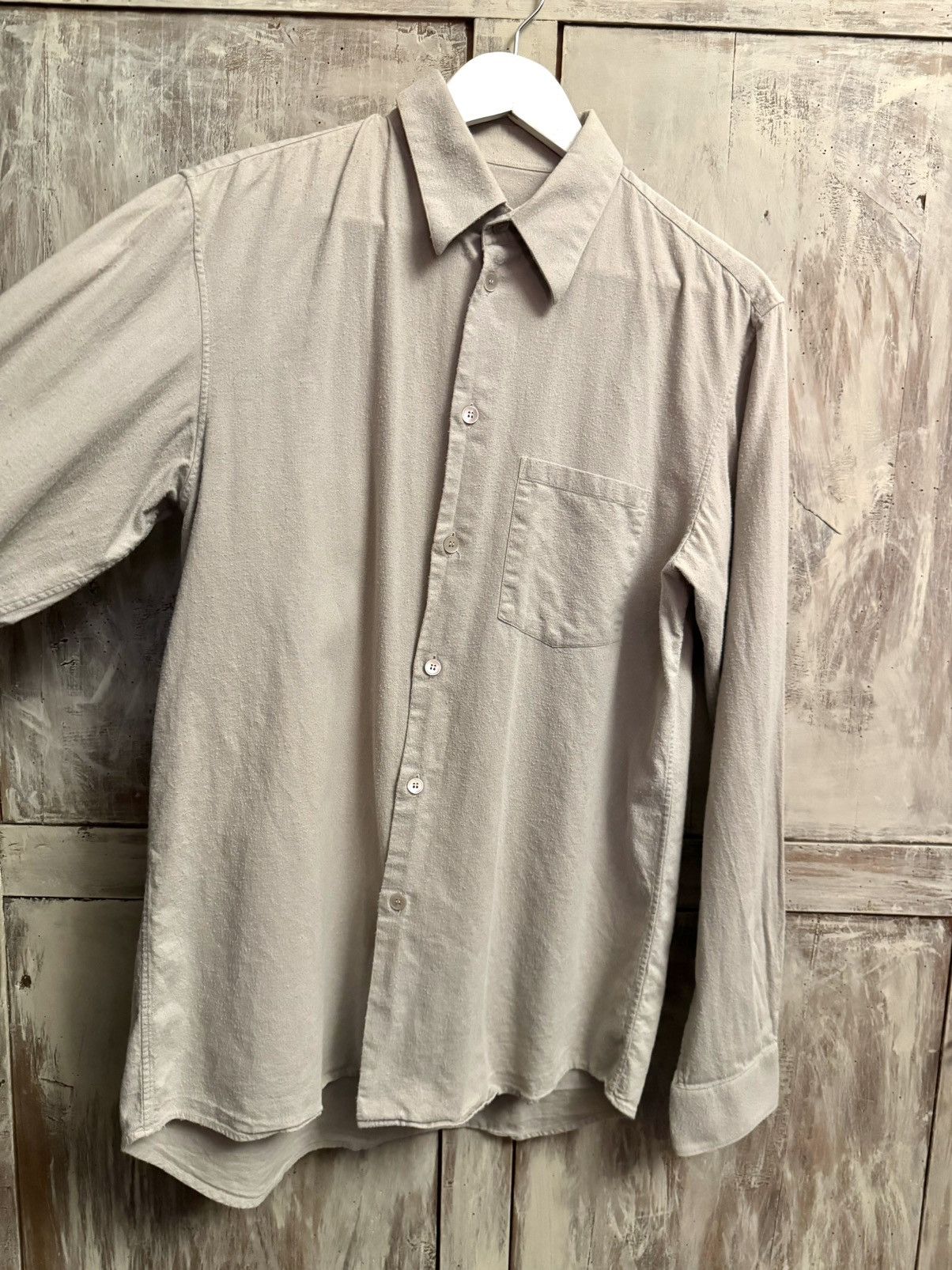 Helmut Lang × Vintage helmut Lang vintage bondage grey shirt 40 men Size US M / EU 48-50 / 2 - 7 Thumbnail