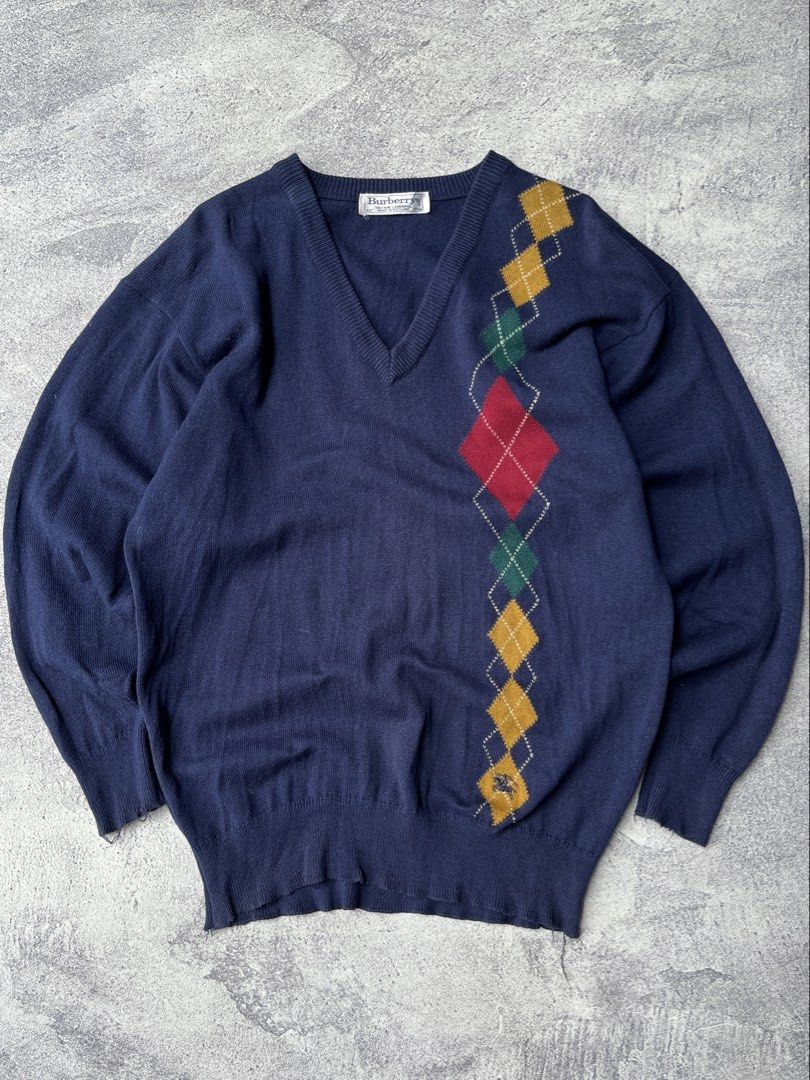 Burberry Vintage Burberry Knit Sweater Size US M / EU 48-50 / 2 - 5 Thumbnail
