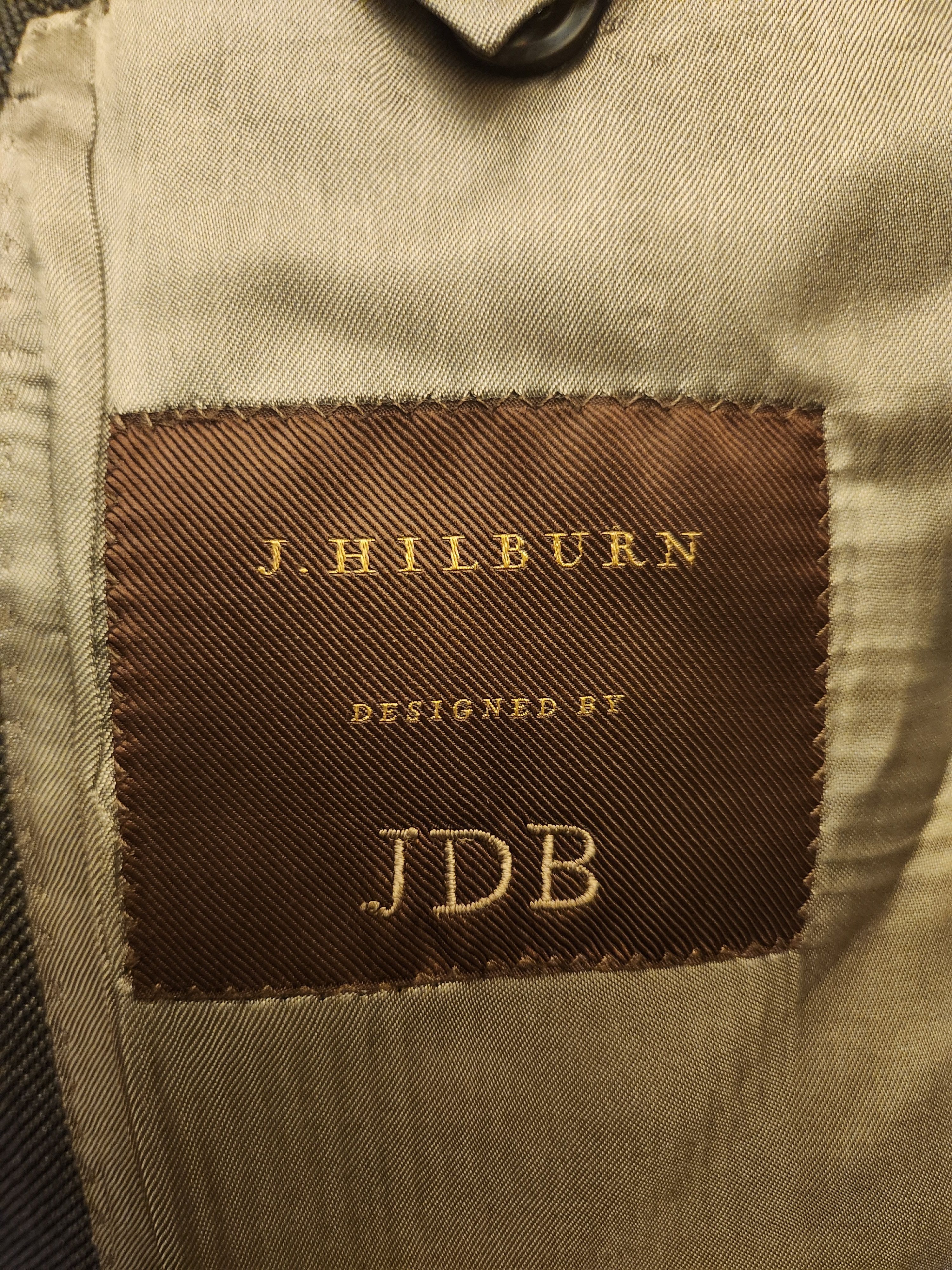 J.Hilburn J. Hilburn by JDB 100% Wool Gray Blazer Size 44S - 6 Thumbnail