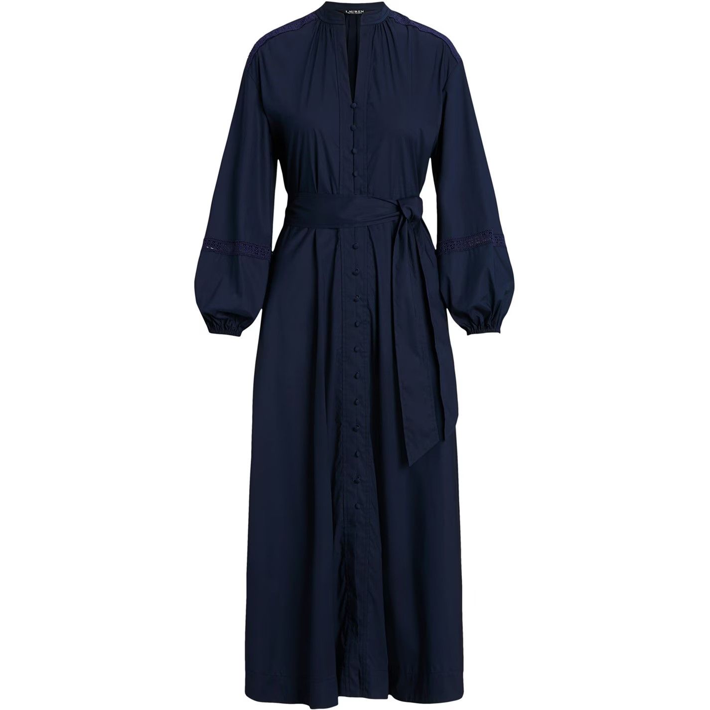 ralph lauren long blue dress Lauren Ralph Lauren Evening Long Sleeve Gown – eKlozet main image 1