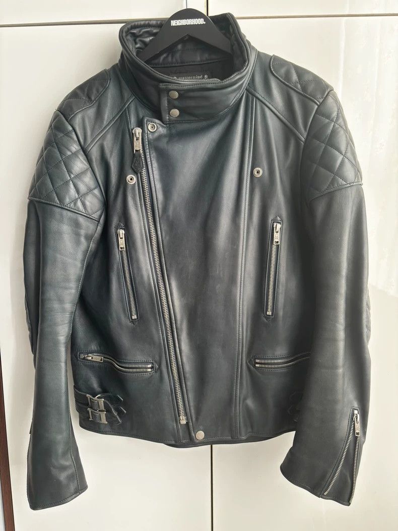 Neighborhood NEIGHBORHOOD x MMJ Leather Jacket Size US L / EU 52-54 / 3 - 1 Thumbnail