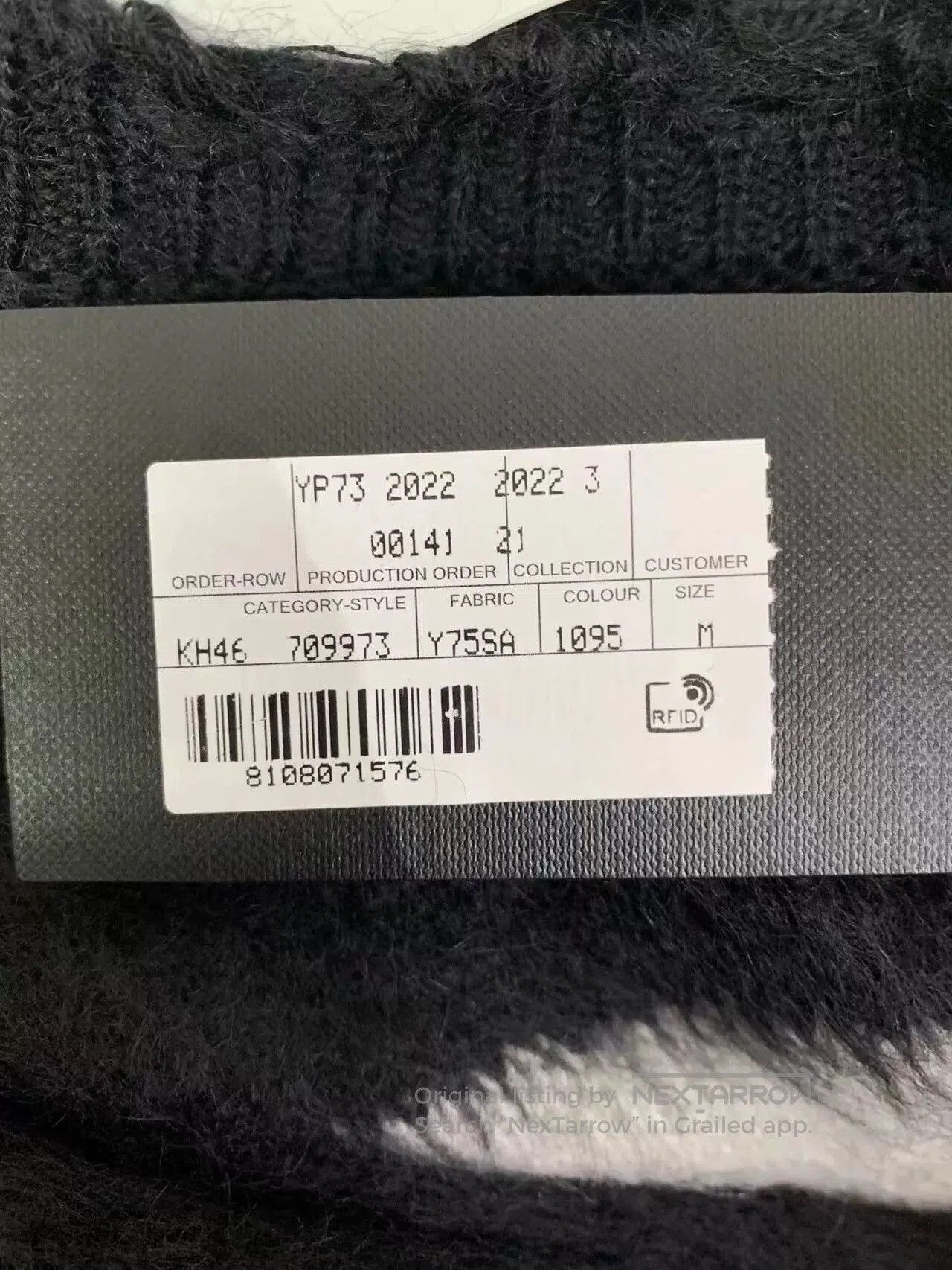 Saint Laurent Paris Saint Laurent Bunny Graphic Knit Sweater. Size M / US 6-8 / IT 42-44 - 6 Thumbnail