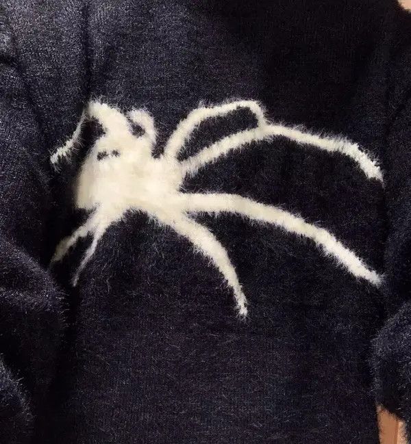 Japanese Brand Retro punk super soft spider premium mohair sweater jumper Size US L / EU 52-54 / 3 - 5 Thumbnail