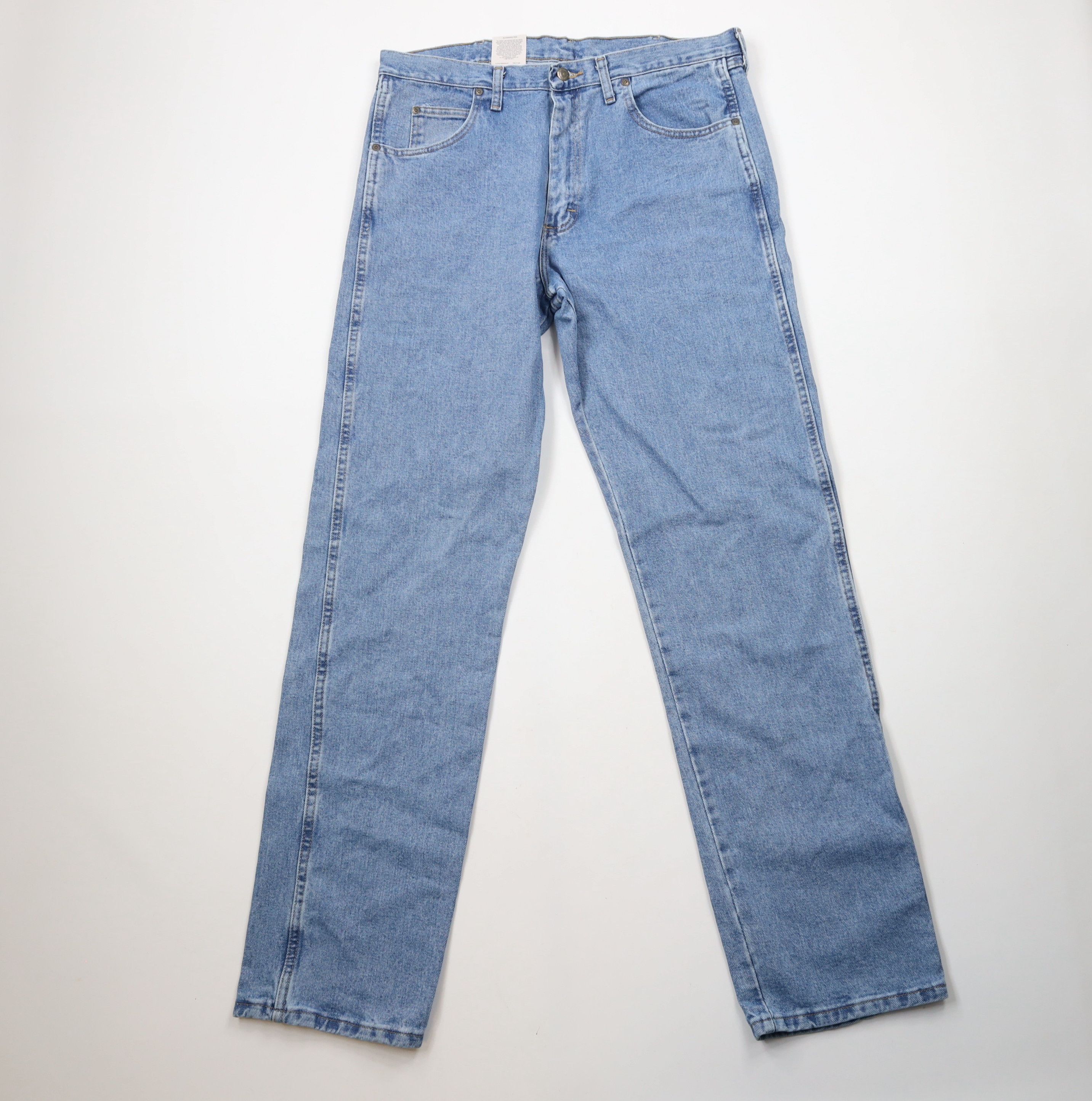 Vintage × Wrangler Deadstock Vintage Y2K Wrangler Fit Denim Jeans Blue Cotton Size US 36 / EU 52 - 1 Thumbnail