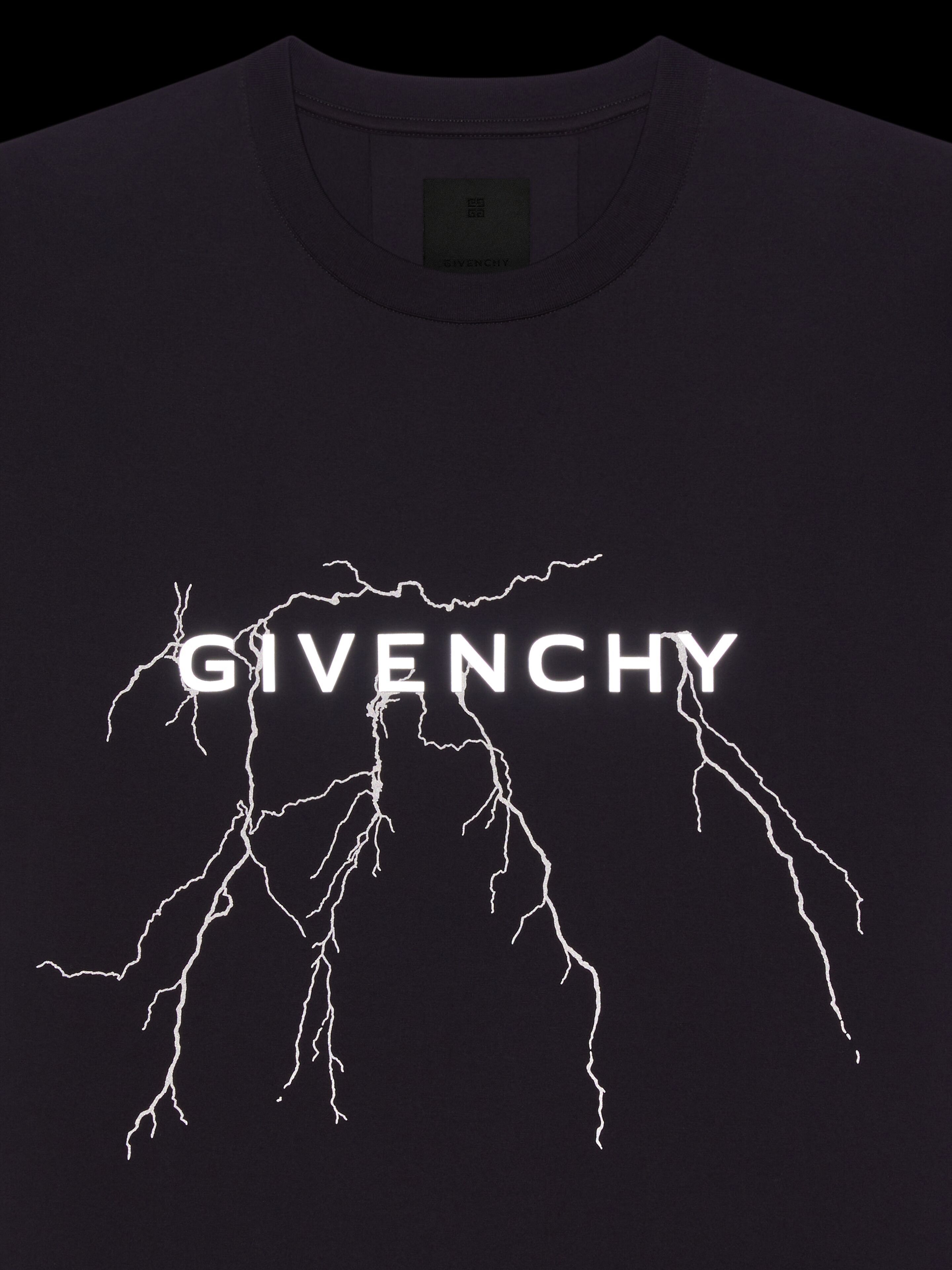 Givenchy o1w1db10325 Boxy Short-Sleeve T-Shirt in Black Size US M / EU 48-50 / 2 - 3 Thumbnail