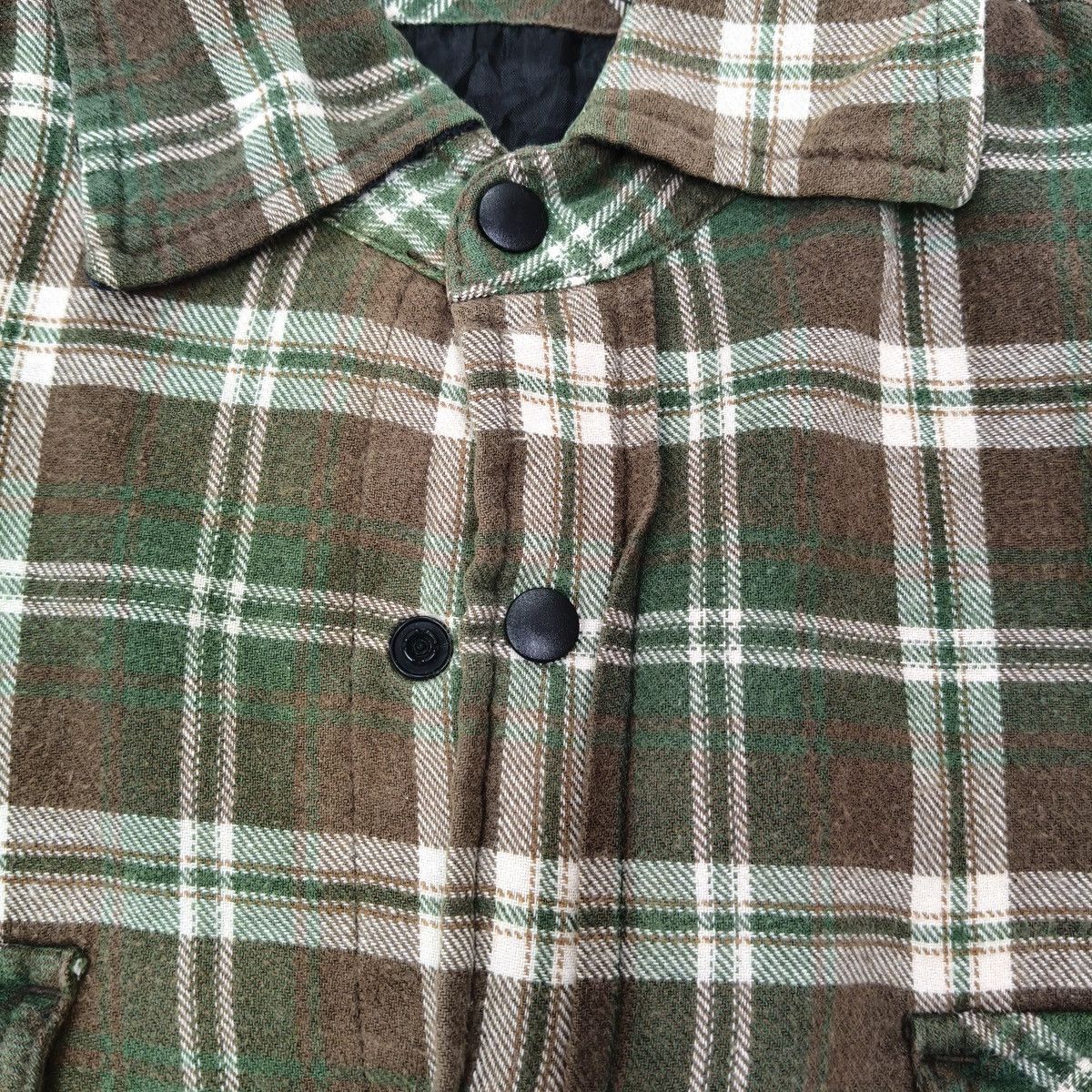 Japanese Brand Vintage Clothes Truck Quilted Flannel Jacket Size US L / EU 52-54 / 3 - 13 Thumbnail