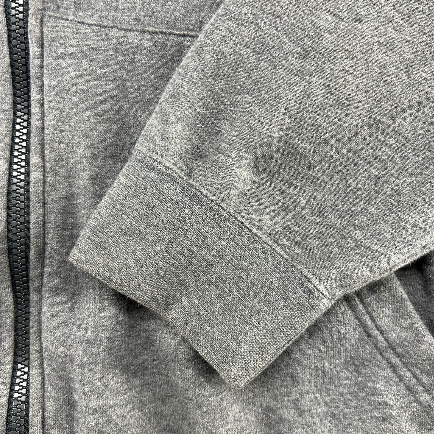 Nike Nike Hoodie Mens 2XL Grey Full Zip Sweatshirt Swoosh Club Fleece Cotton Polyester Heather Size US XXL / EU 58 / 5 - 3 Thumbnail