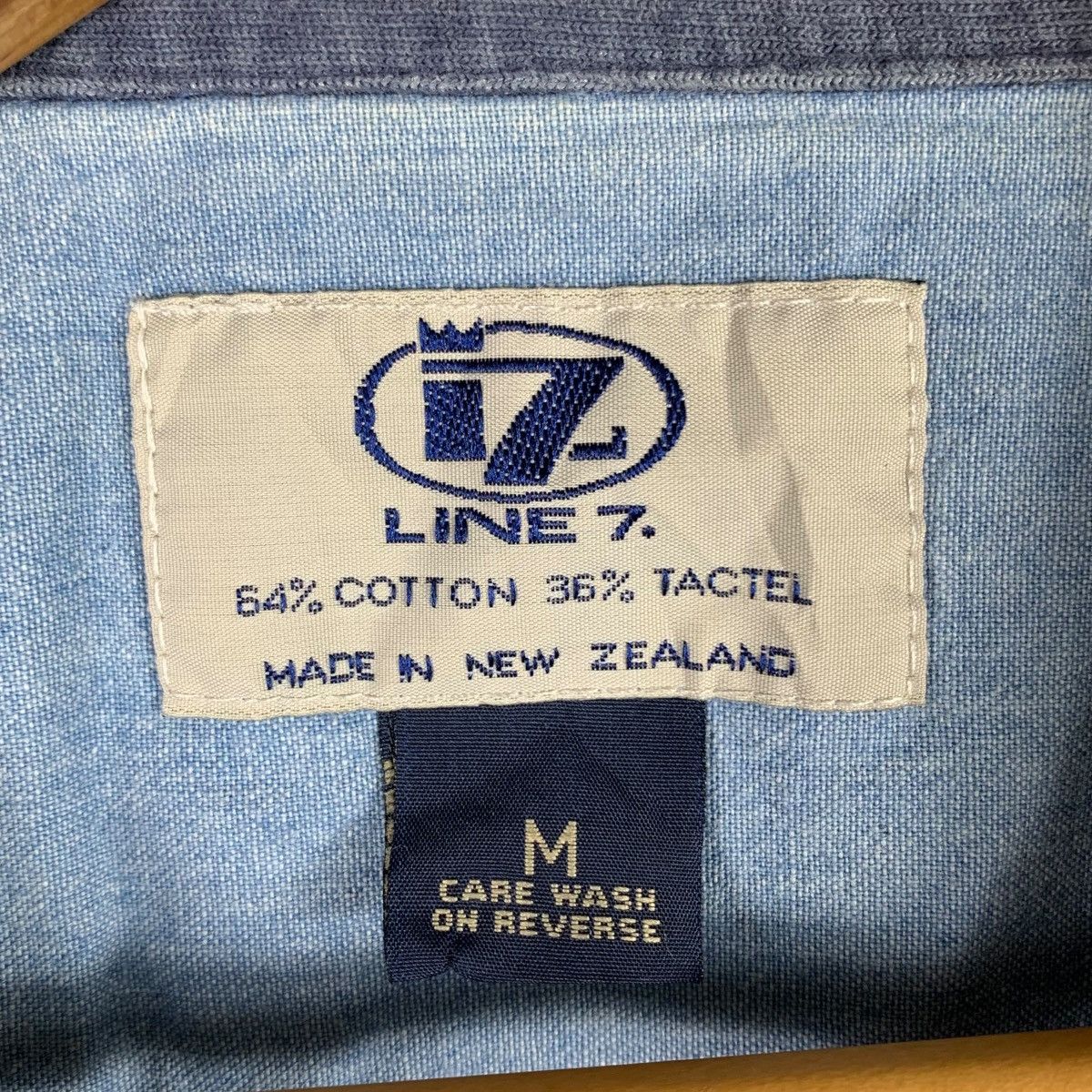 Vintage Vintage 90s LINE 7 Team New Zealand America's Cup 1995 Shirt Size US M / EU 48-50 / 2 - 6 Thumbnail