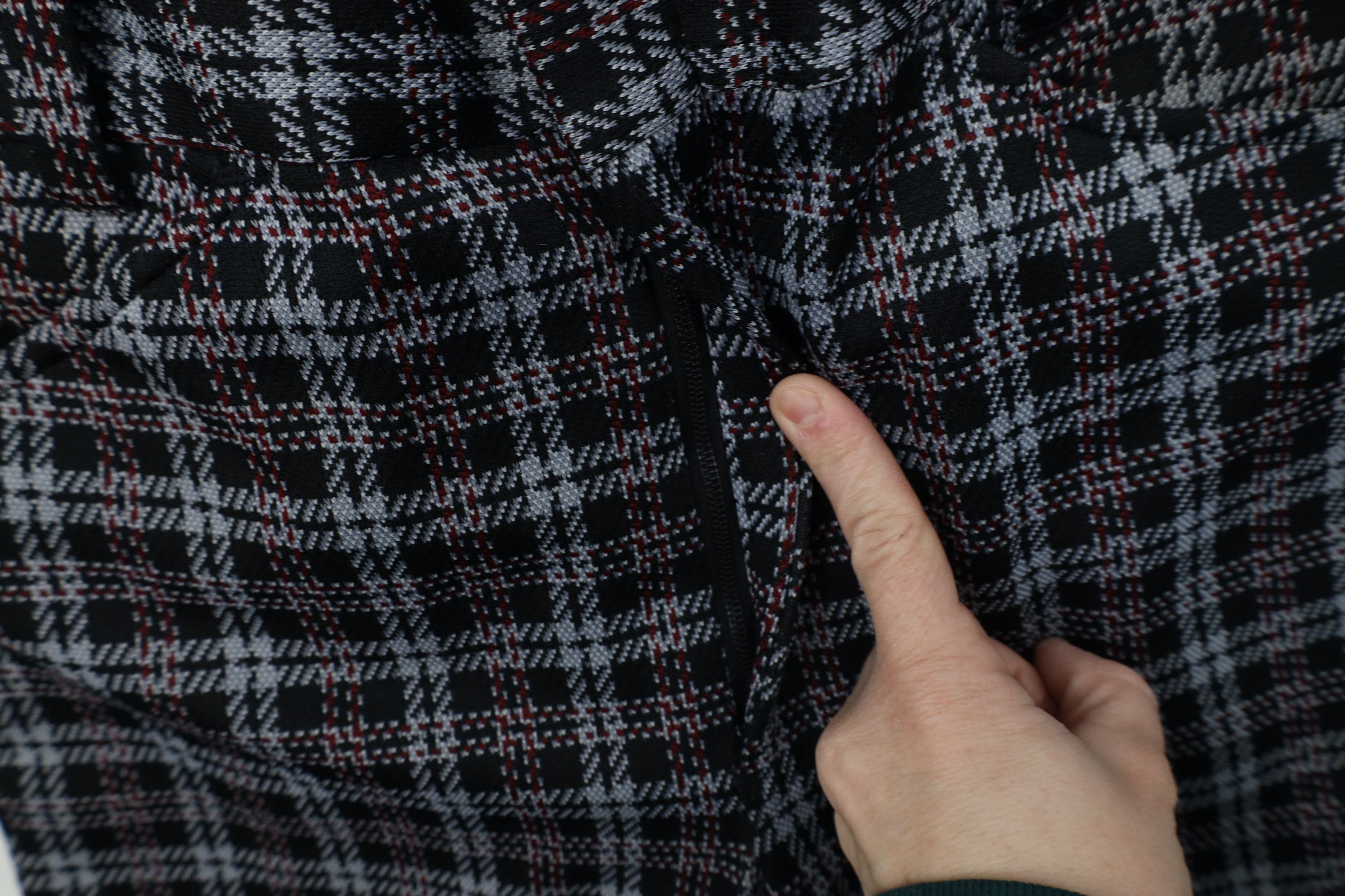 Vintage Vintage 70s Streetwear Flared Wide Leg Chino Pants Plaid USA Size US 32 / EU 48 - 6 Thumbnail