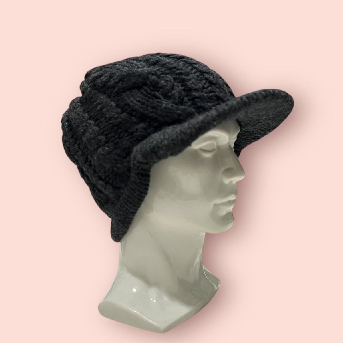 14th Addiction VINTAGE ELLESSE CABLE KNITTED ALT BEANIE HAT Size ONE SIZE - 1 Thumbnail