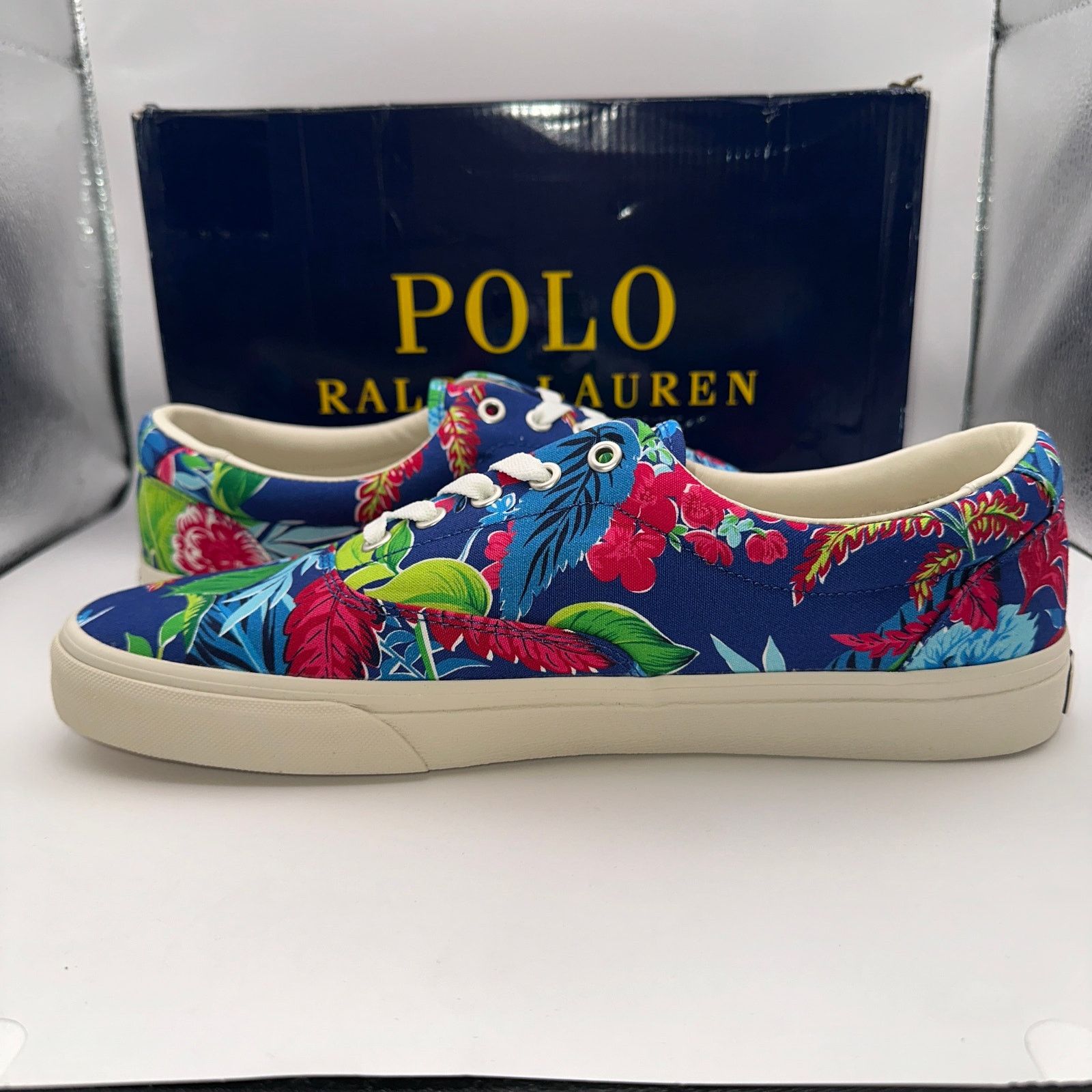 Polo Ralph Lauren Polo Ralph Laurent Mens sz 12 D Keaton Pony Low top Laced Size US 12 / EU 45 - 4 Thumbnail