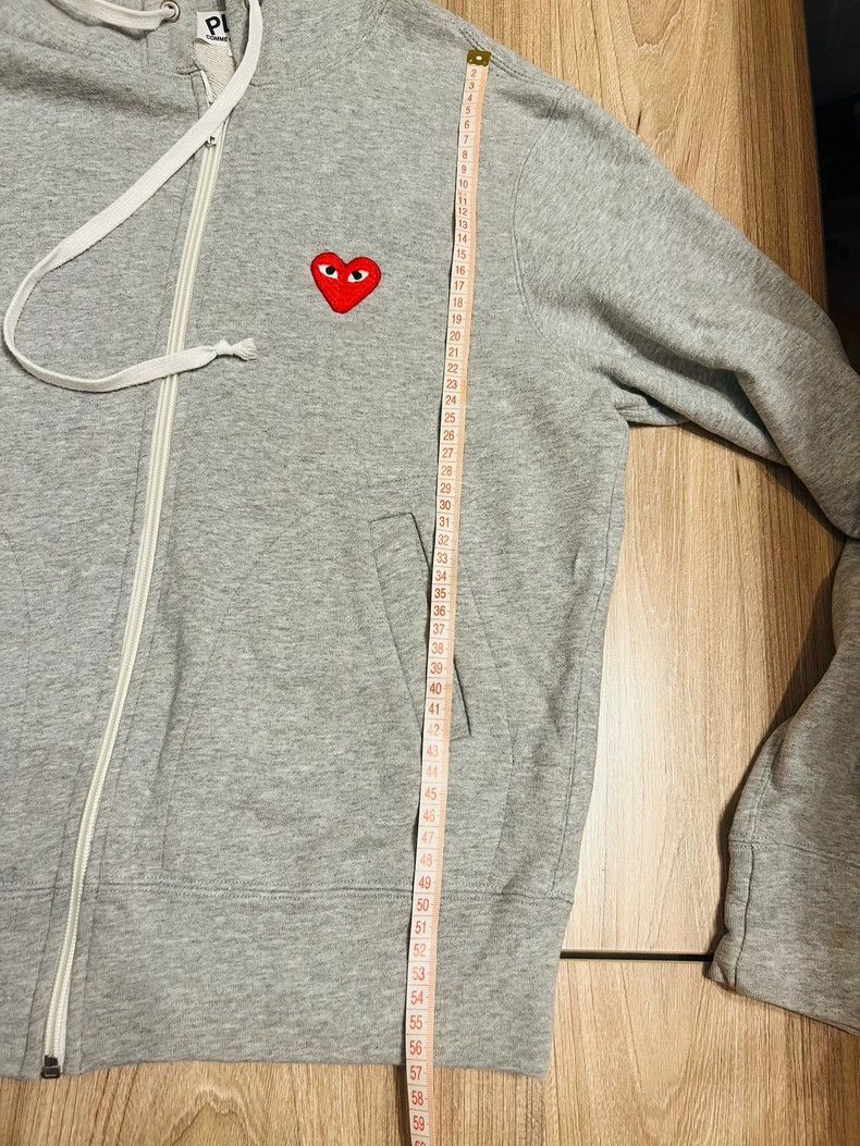 Comme des Garcons Comme Des Garcons Red heart gray jacket 2505-Nextarrow Size US L / EU 52-54 / 3 - 9 Thumbnail