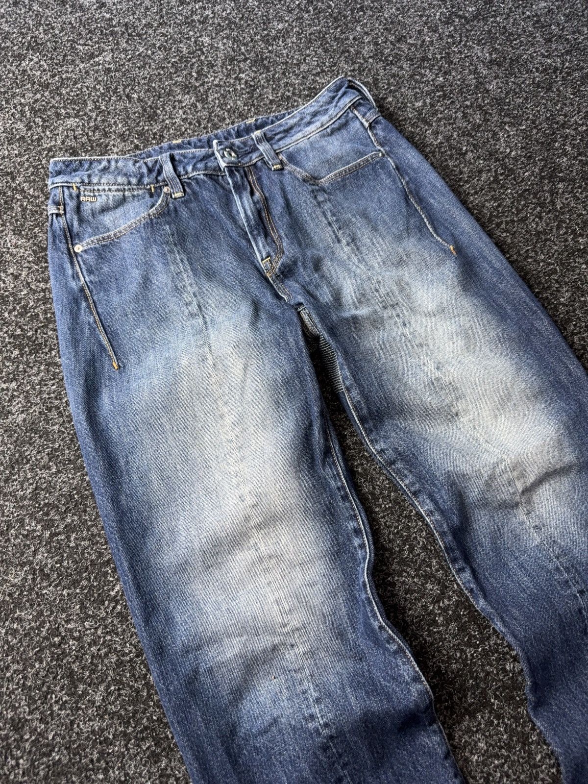 G-Star Vintage Retro Y2K 00s G-Star RAW Denim pants Jeans Size 27" / US 4 / IT 40 - 5 Thumbnail
