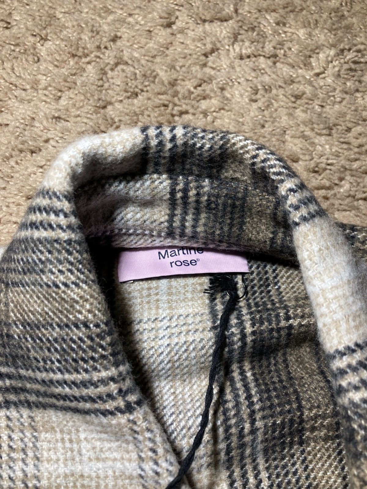 Martine Rose AW24 Martine Rose Blanket Wrap Shirt Flannel Military 2024 Size US M / EU 48-50 / 2 - 6 Thumbnail