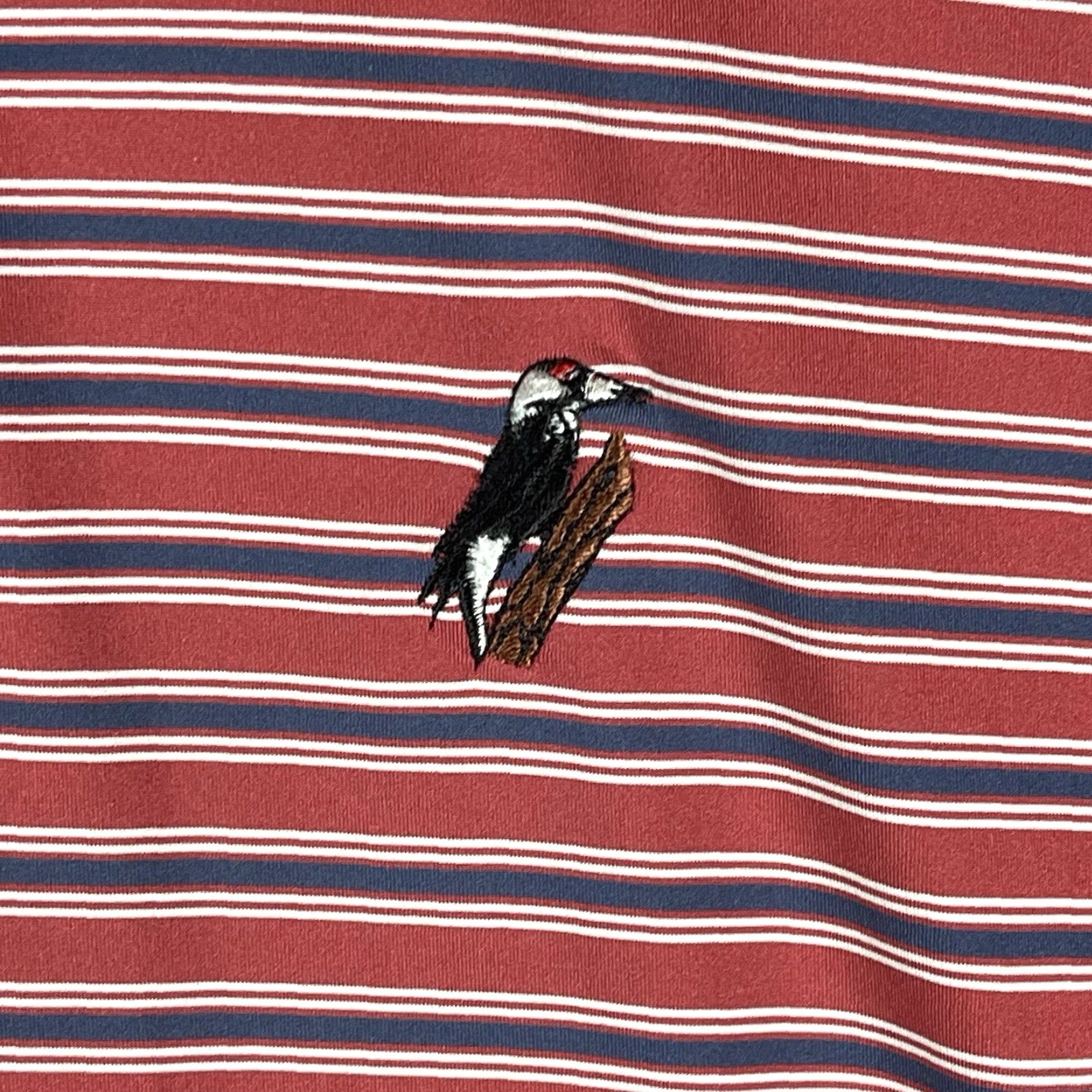 Peter Millar Peter Millar Summer Comfort Polo Shirt L Red Striped Golf Shirt Mens Size US L / EU 52-54 / 3 - 4 Thumbnail