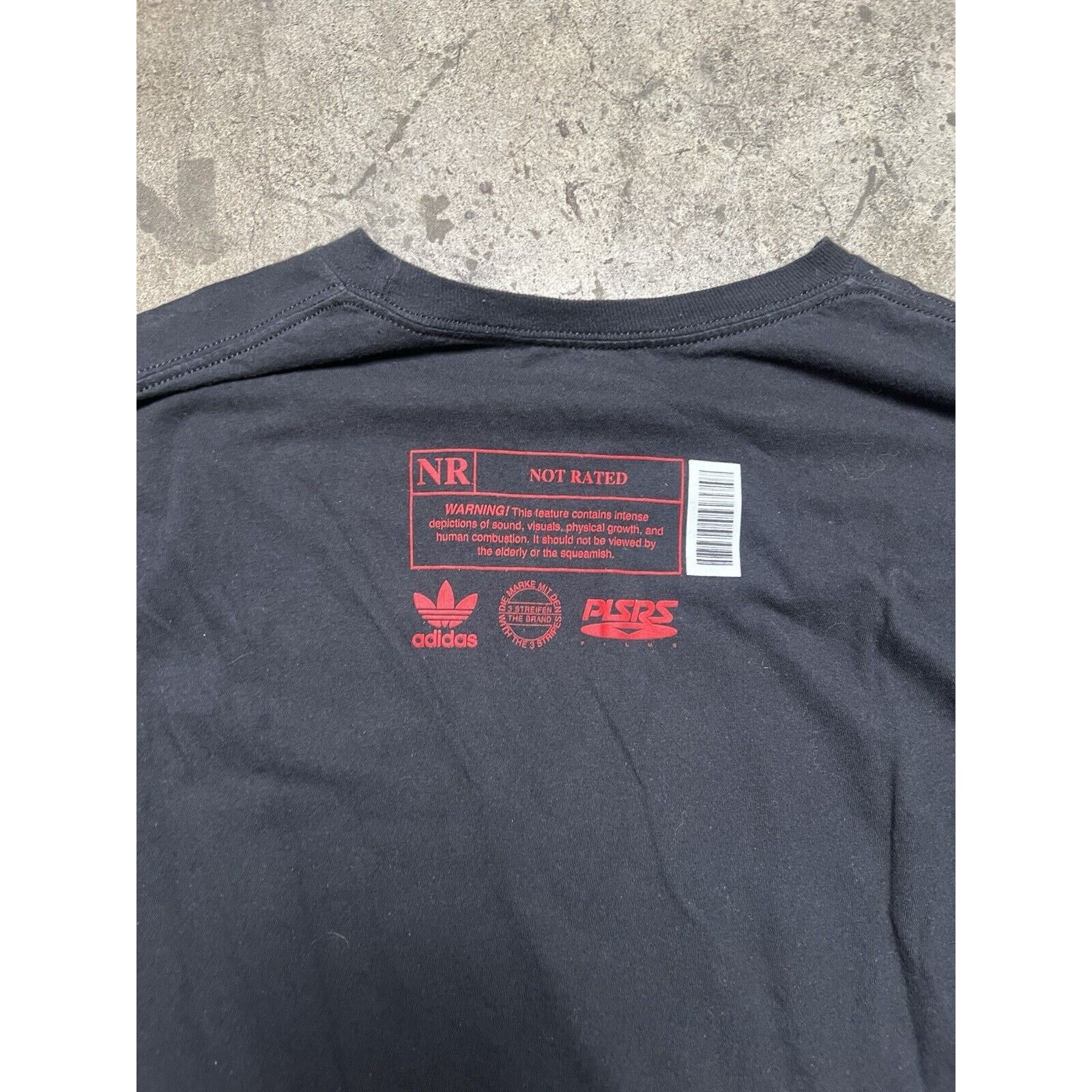 Pleasures Pleasures Adidas Black Skull Long Sleeve T Shirt XL Grunge Size US XL / EU 56 / 4 - 9 Thumbnail