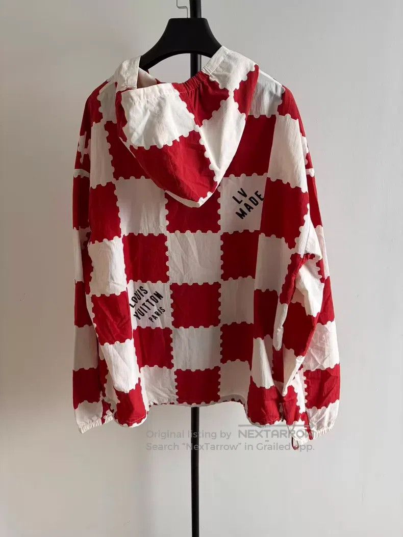 Louis Vuitton Louis Vuitton GIANT DAMIER Strap Windbreak Checker Jacket Size US L / EU 52-54 / 3 - 2 Thumbnail