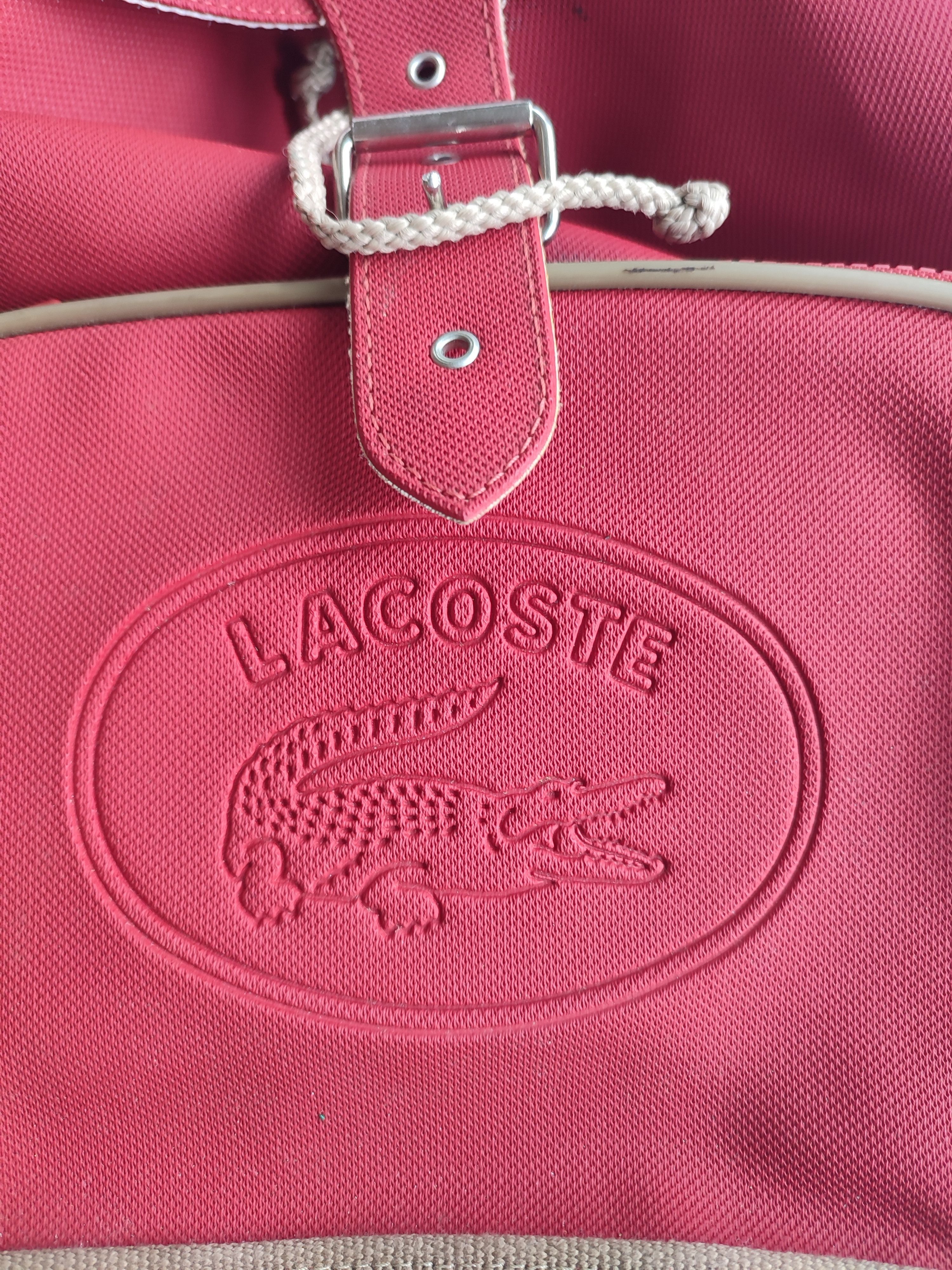Lacoste Auth Lacoste pvc leather backpack Size ONE SIZE - 4 Thumbnail