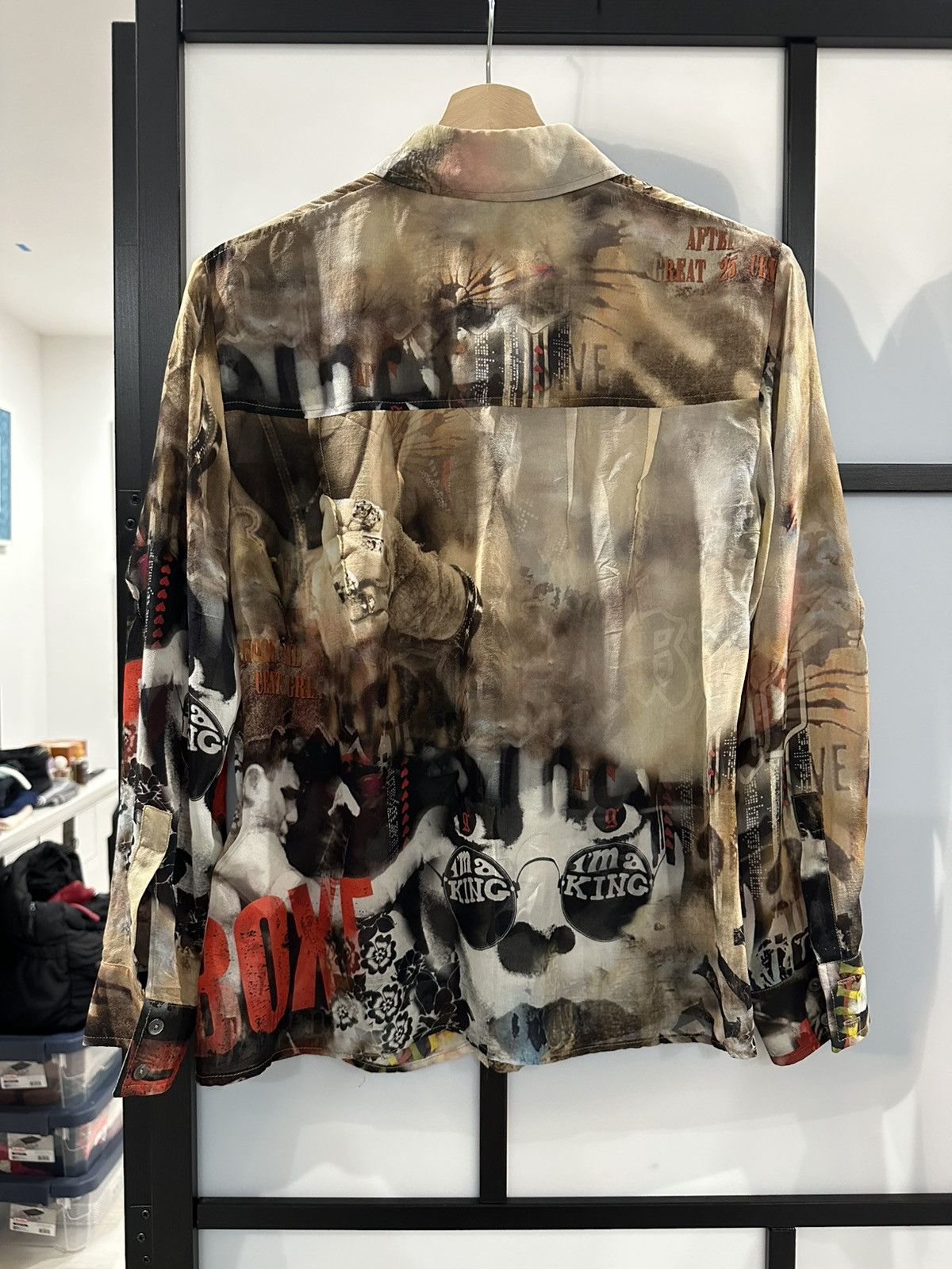 John Galliano John Galliano Iconic Graphic Blouse Size M / US 6-8 / IT 42-44 - 6 Thumbnail