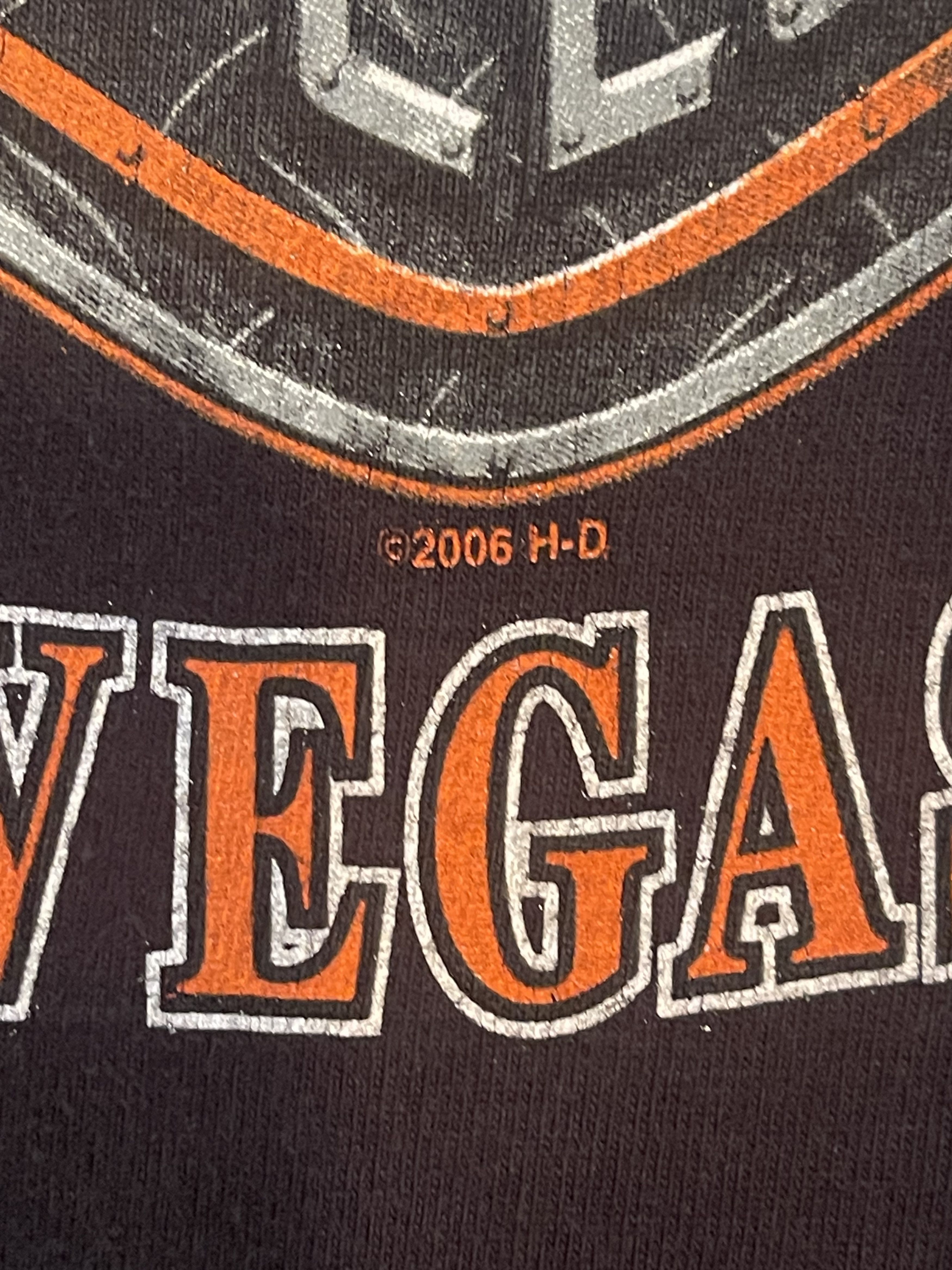 Harley Davidson × Vintage 2006 Harley Davidson Las Vegas T-Shirt Size US L / EU 52-54 / 3 - 5 Thumbnail