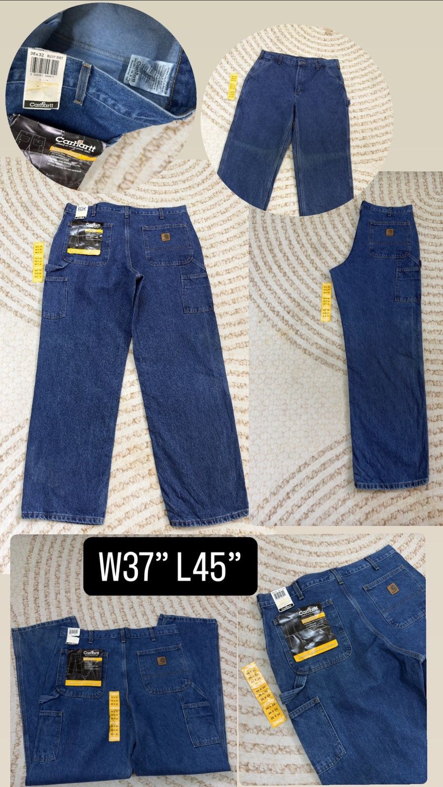 Carhartt Carhartt Carpenter Jeans (Single Knee) Size US 37 - 6 Thumbnail