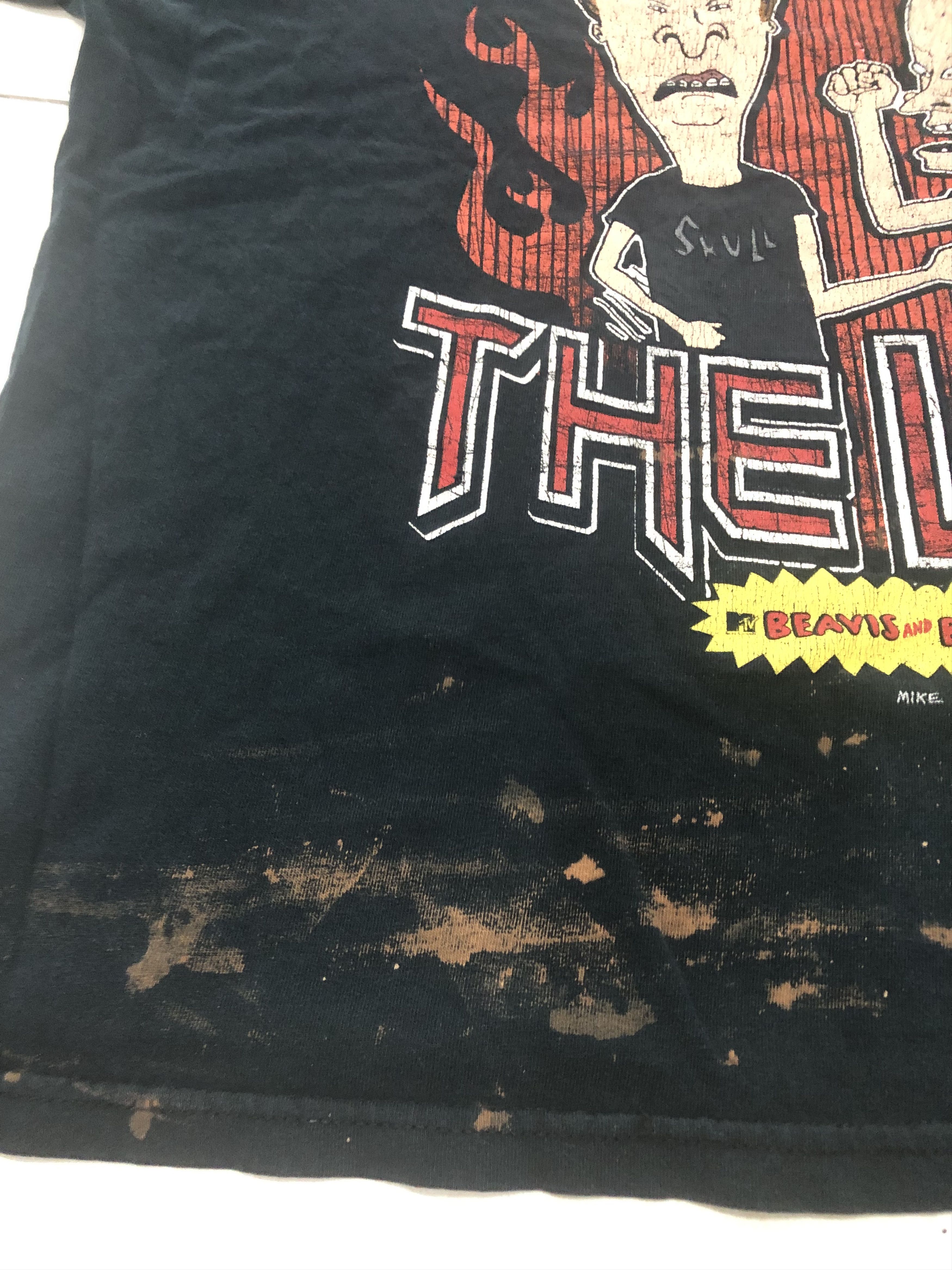 Cartoon Network × Mtv × Vintage Vintage Worn MTV Beavis And Butt-Head T-shirts Size US XL / EU 56 / 4 - 5 Thumbnail