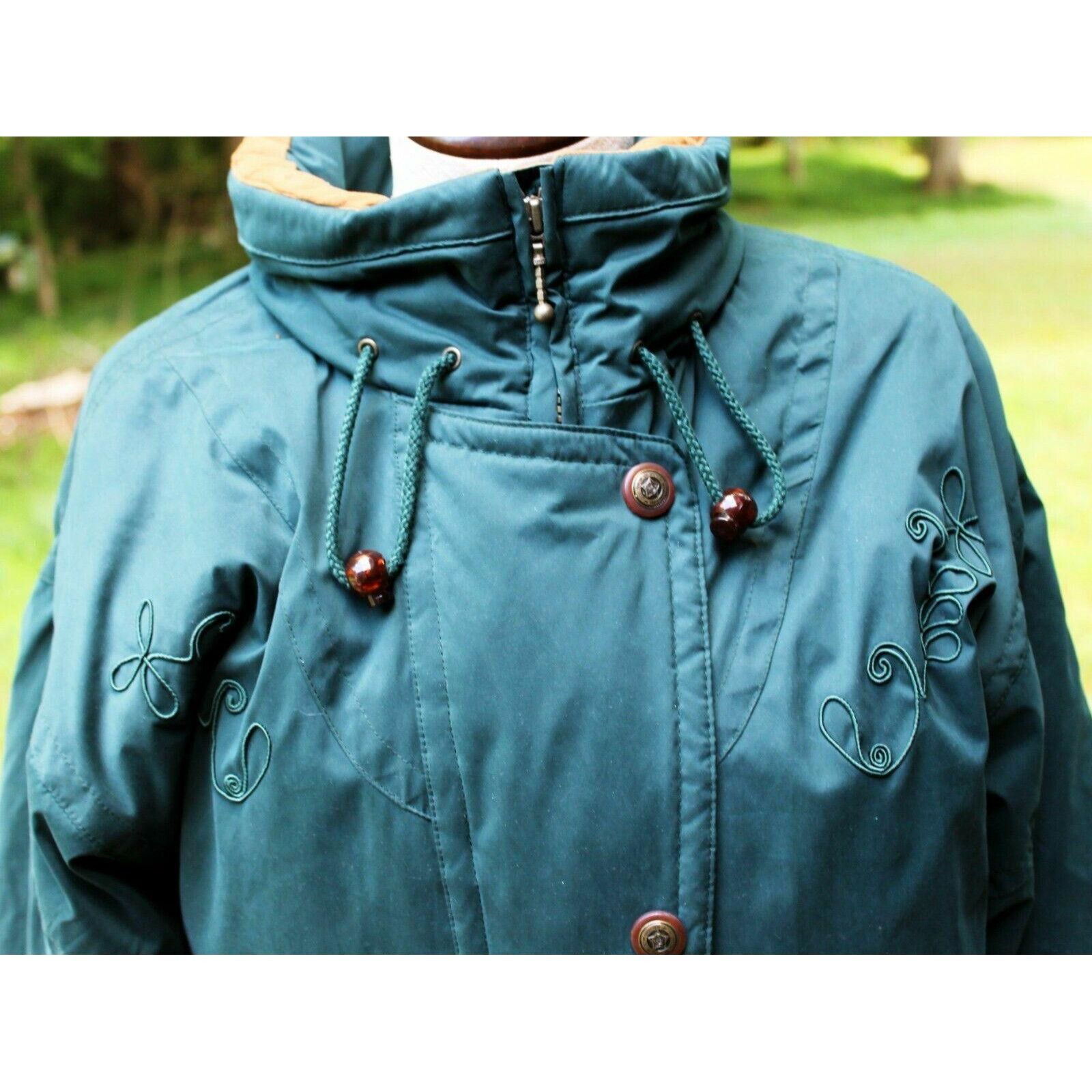 Vtg 80/90s Hunter Green Snowsuit Ski Full Body Suit Womens s