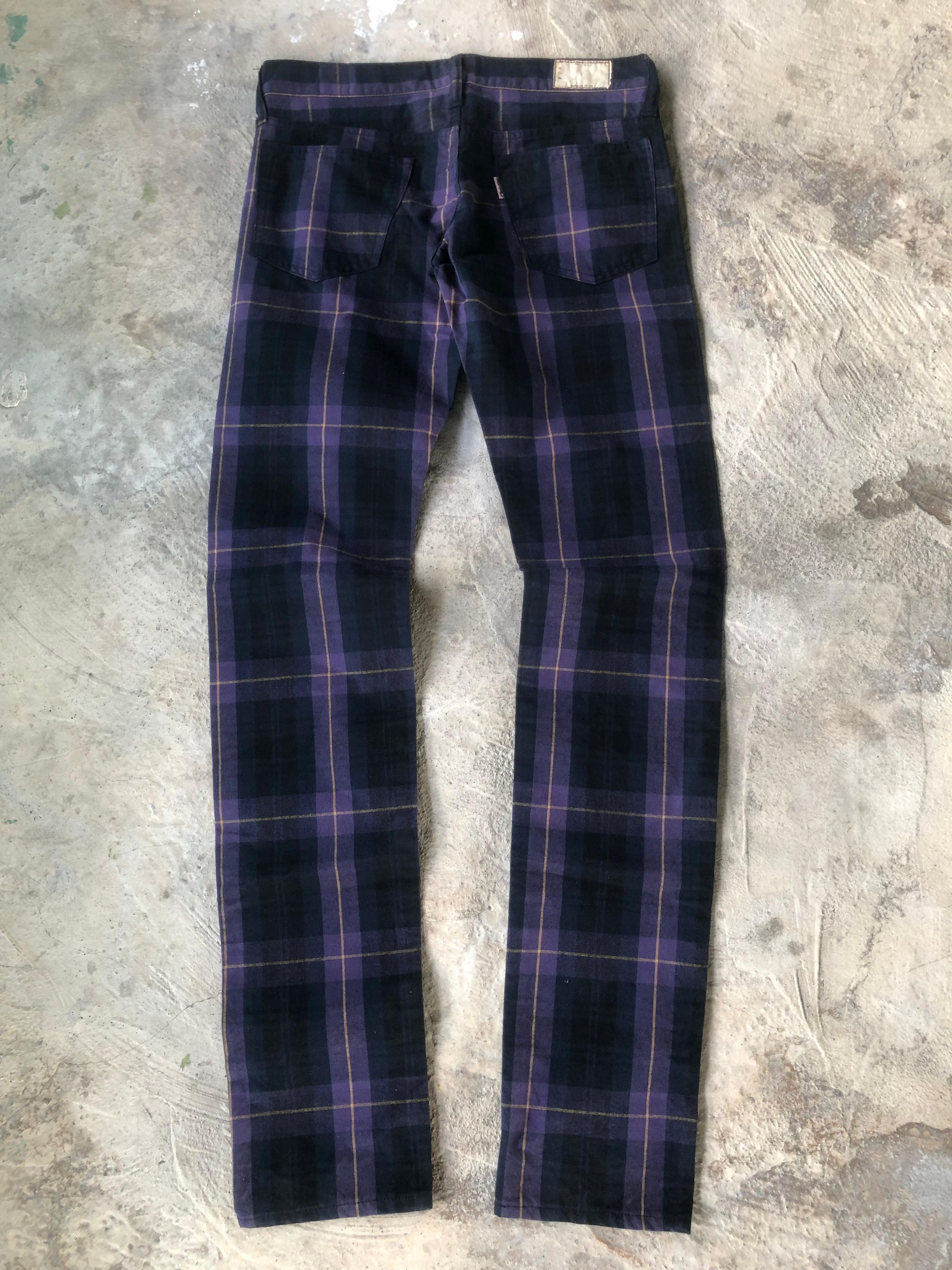 Kapital × Kapital Kountry 00s Kapital Plaid Jeans Size US 28 / EU 44 - 2 Thumbnail