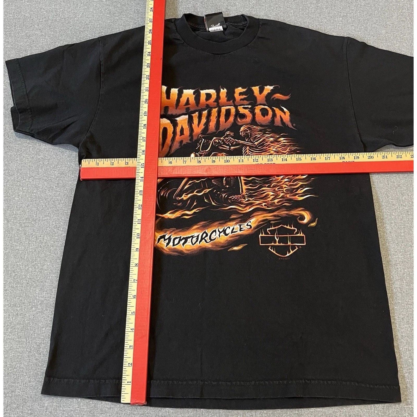 Harley Davidson Harley Davidson Motorcycles Los Angeles California SkeletonL Size US L / EU 52-54 / 3 - 3 Thumbnail