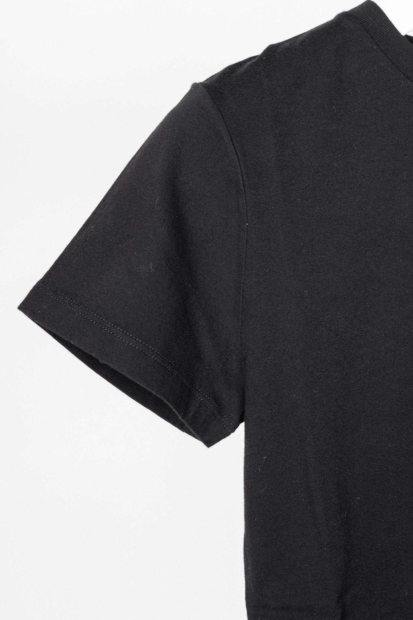 Saint Laurent Paris Saint Laurent Black Cotton-Jersey Short-Sleeve T-Shirt Size S / US 4 / IT 40 - 5 Thumbnail