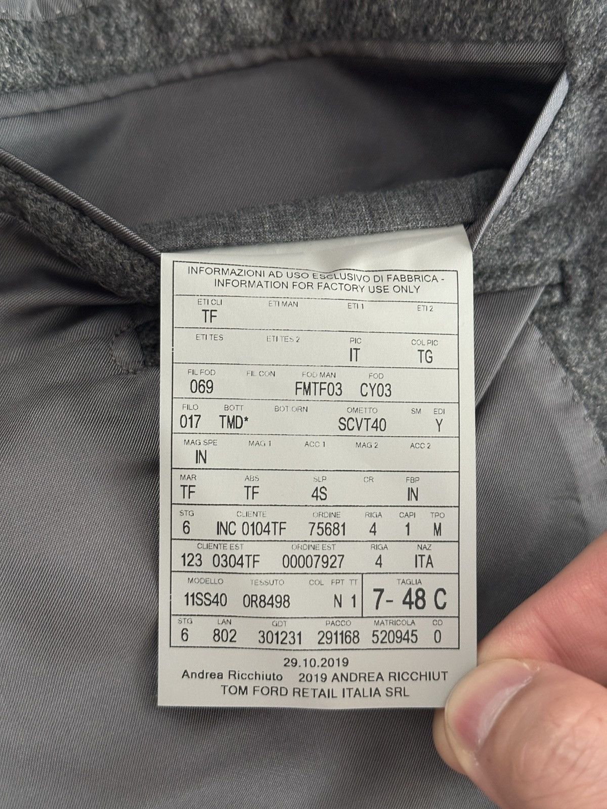 Tom Ford $6k Tom Ford 100% Cashmere Blazer EU48 like NEW Size 48R - 7 Thumbnail