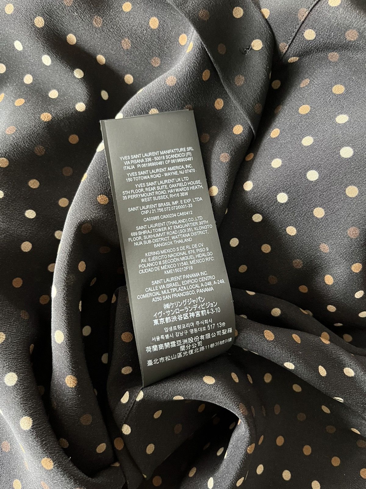 Saint Laurent Paris Saint Laurent Super Runway Silk Shirt Brand New Rare Size US L / EU 52-54 / 3 - 11 Thumbnail