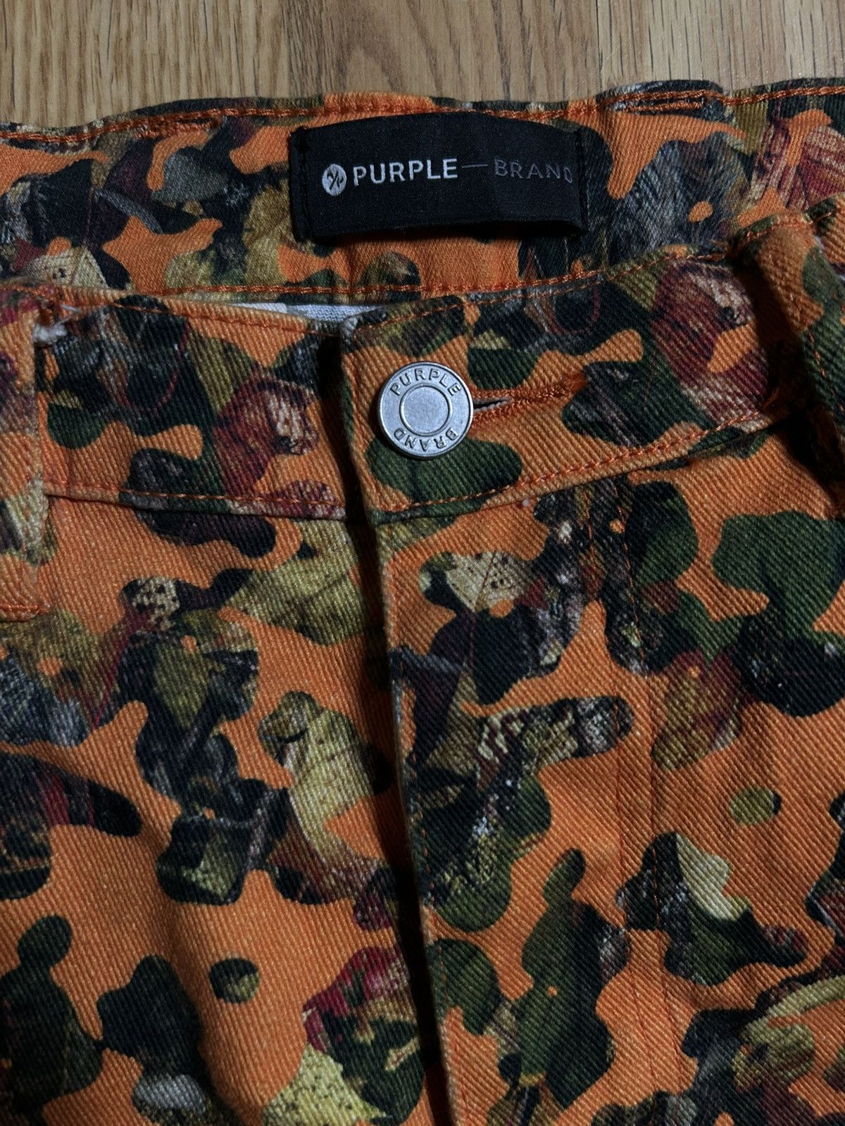 Purple Brand Purple Brand Twill Cargo Pants Orange Size US 32 / EU 48 - 2 Thumbnail