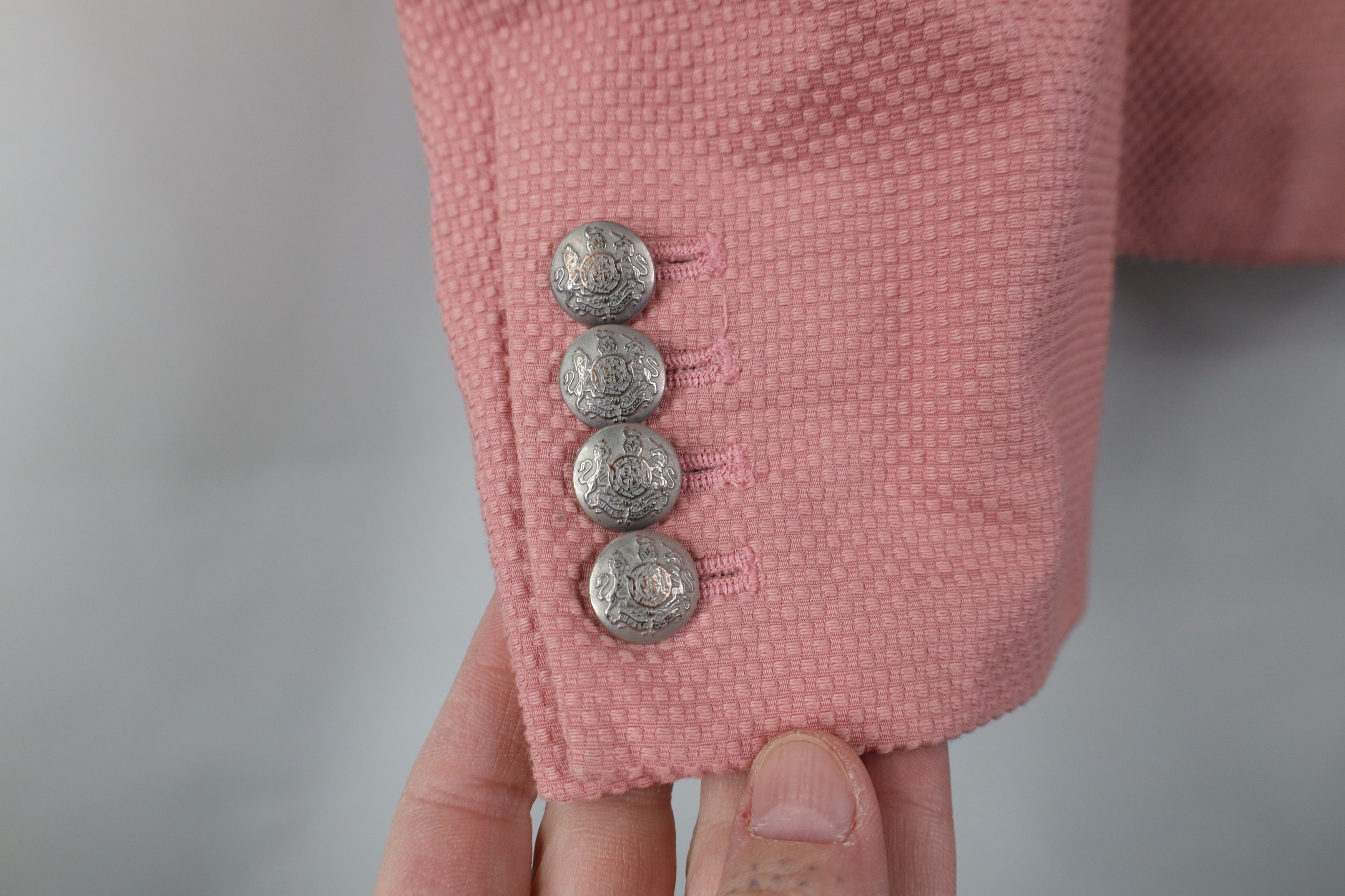 Banana Republic Banana Republic Academy Blazer Jacket Suit Coat Pink Size L / US 10 / IT 46 - 6 Thumbnail