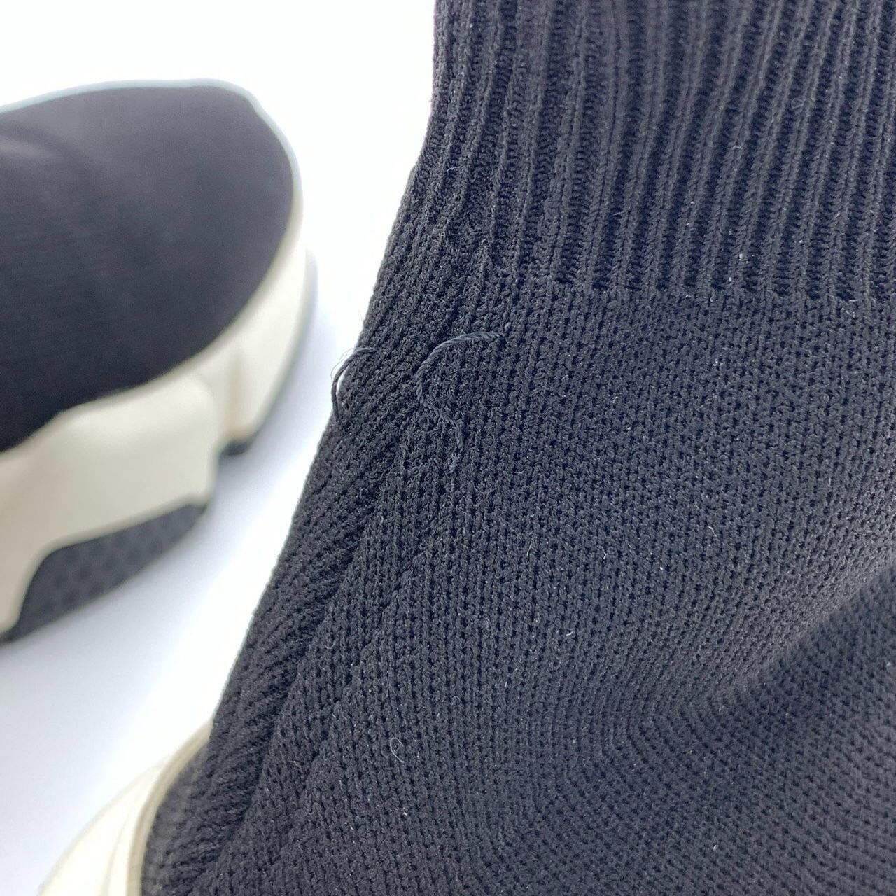 Balenciaga Balenciaga Paris 36 Logo White-Base Black Sock Sneakers, Or Size US 6 / IT 36 - 4 Thumbnail