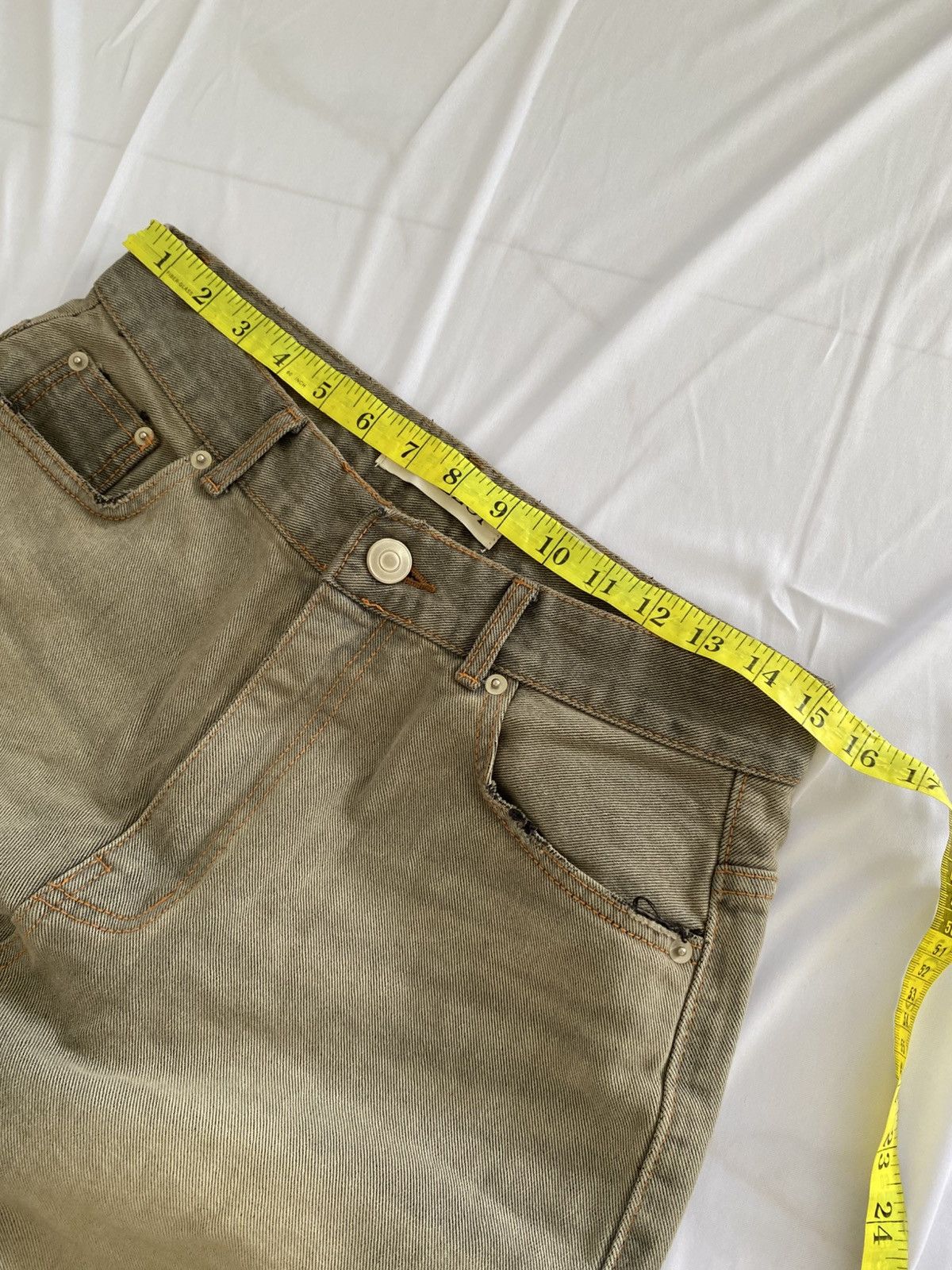 Designer × Jean baggy distressed jeans develop balenciaga style Size US 30 / EU 46 - 12 Thumbnail