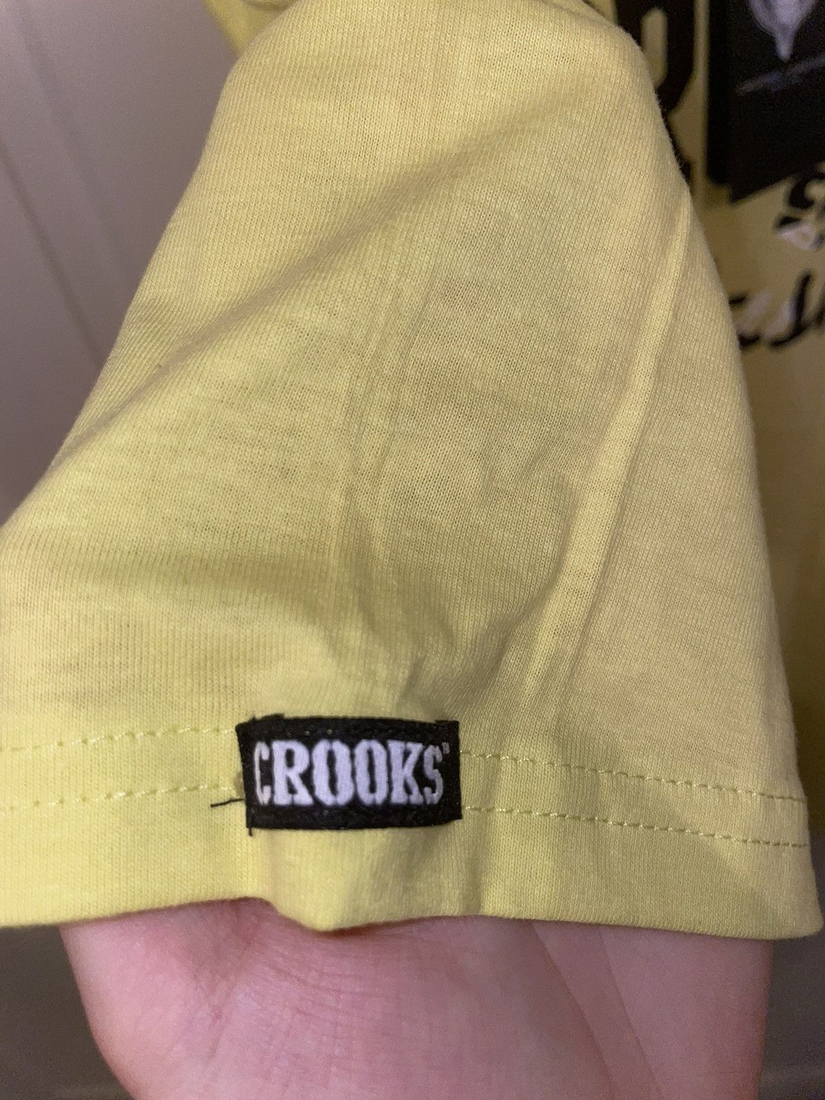 Crooks & Castles Crooks & Castles Yellow T-Shirt Size US XL / EU 56 / 4 - 5 Thumbnail