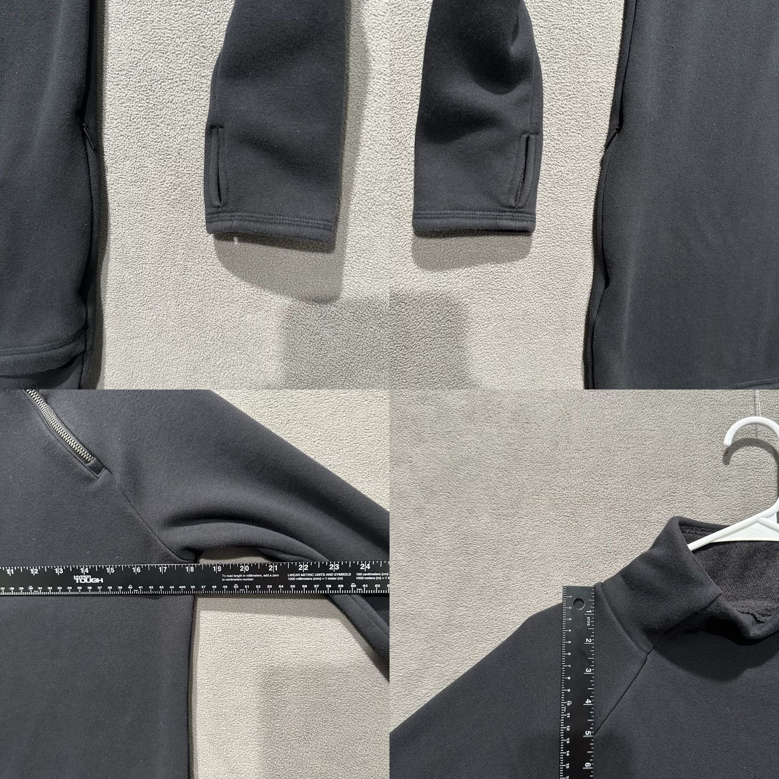 Athleta Athleta Sweatshirt Dress Womens XS Black Fleece Lined Cozy Karma GUC Size XS / US 0-2 / IT 36-38 - 9 Thumbnail