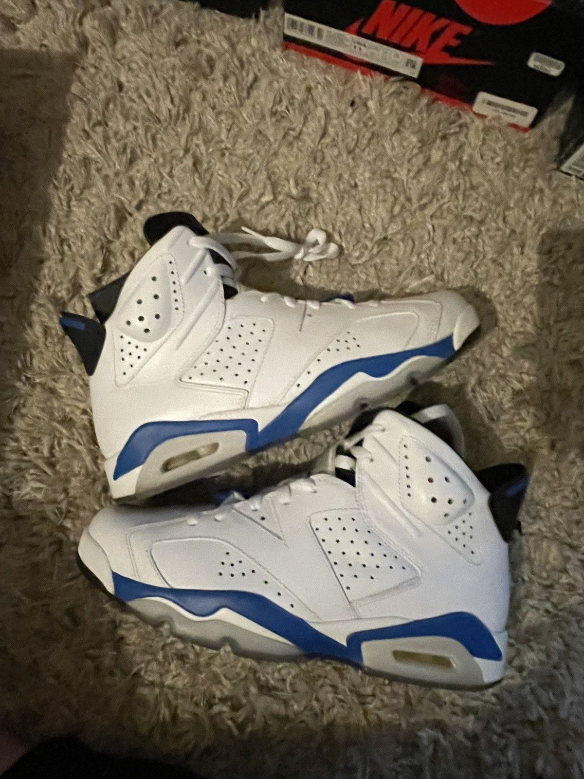 Jordan Brand Jordan 6 Sport Blue Size US 8.5 / EU 41-42 - 2 Thumbnail