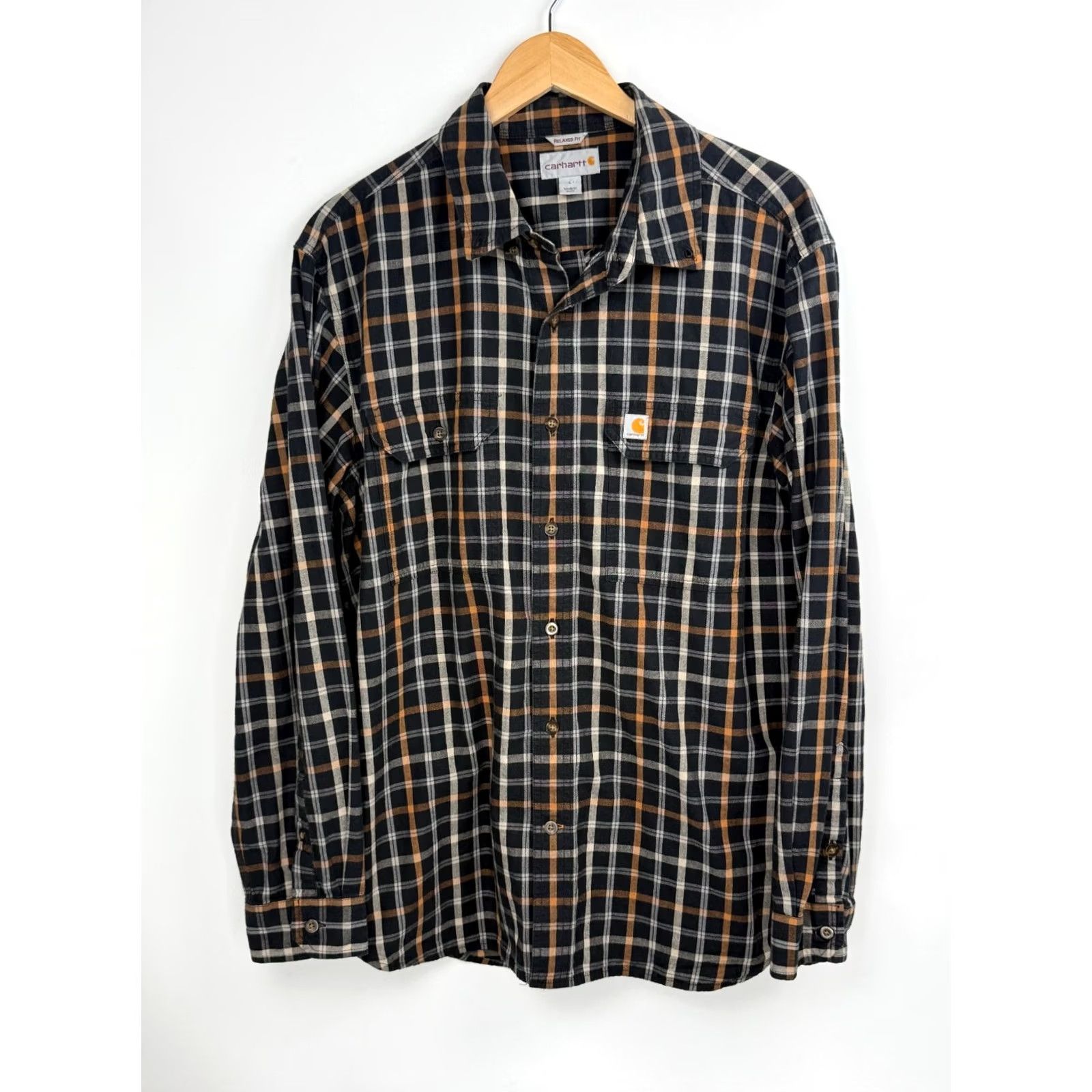 Carhartt Carhartt Shirt Mens Large Heavyweight Flannel Plaid Cotton Rugged Button-Up Casual Workwear Size US L / EU 52-54 / 3 - 2 Thumbnail