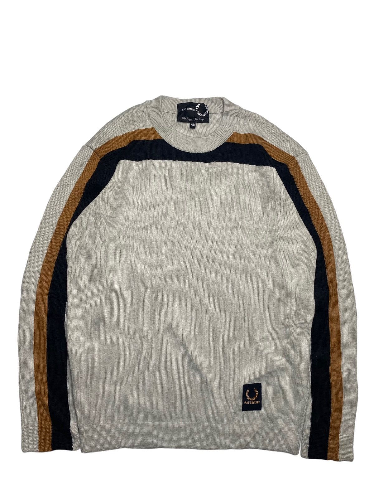 SOLD Raf Simons x Fredd Perry Oversized Chunky Knitted