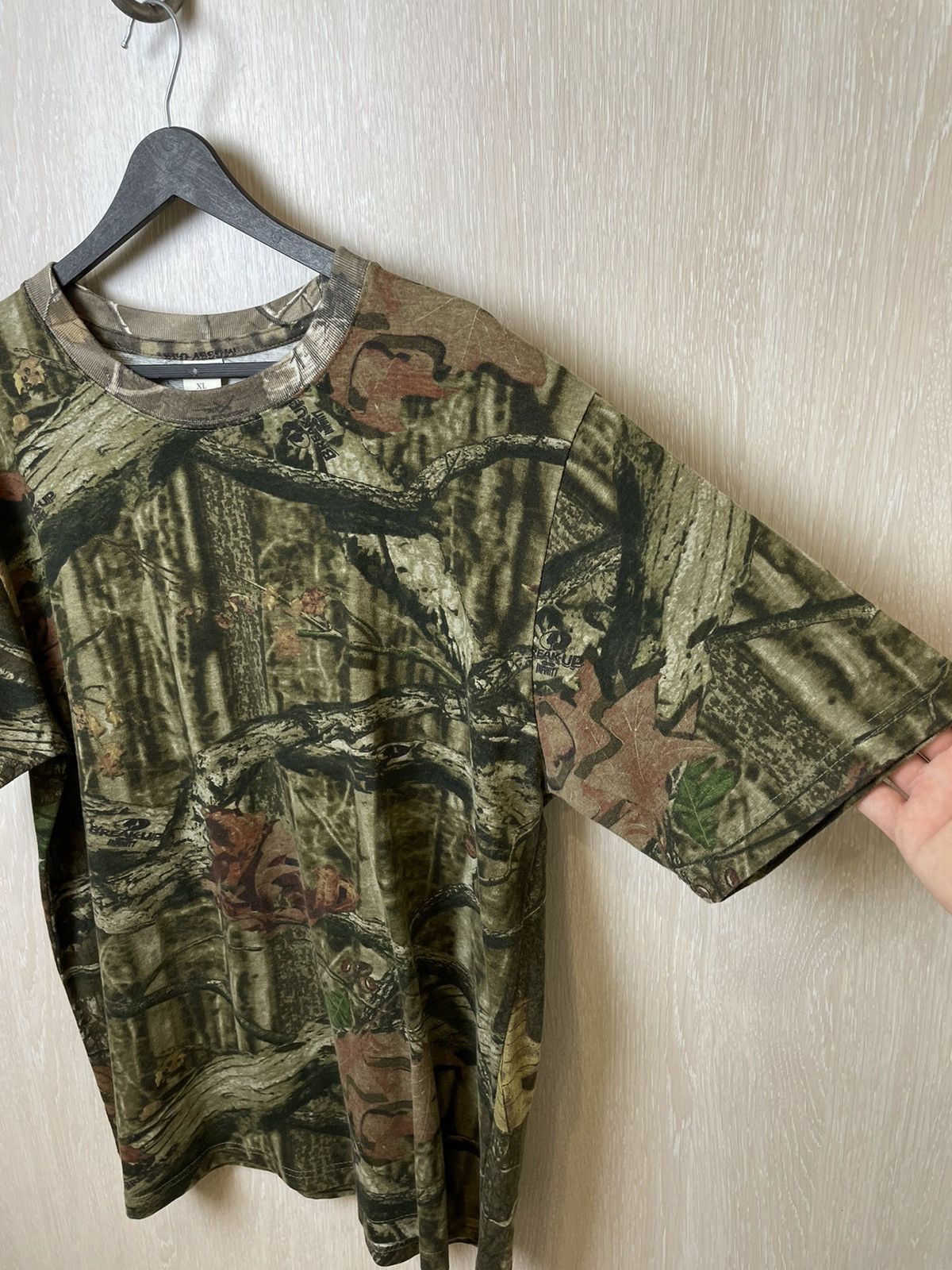Mossy Oaks × Realtree × Vintage Vintage Real Tree Camouflage Mossy Oak T Shirt Size US XL / EU 56 / 4 - 2 Thumbnail