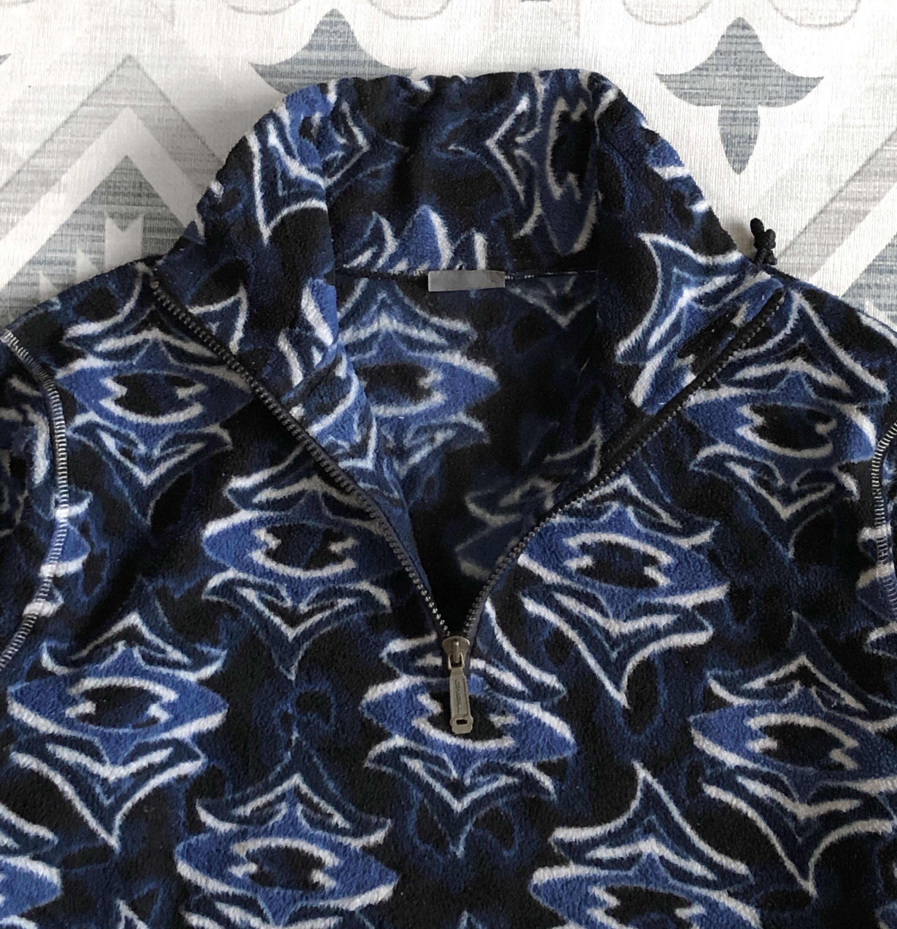 O'Neill × Vintage VINTAGE 90’S O’NEILL HALFZIP FLEECE JACKET Size US XL / EU 56 / 4 - 8 Thumbnail
