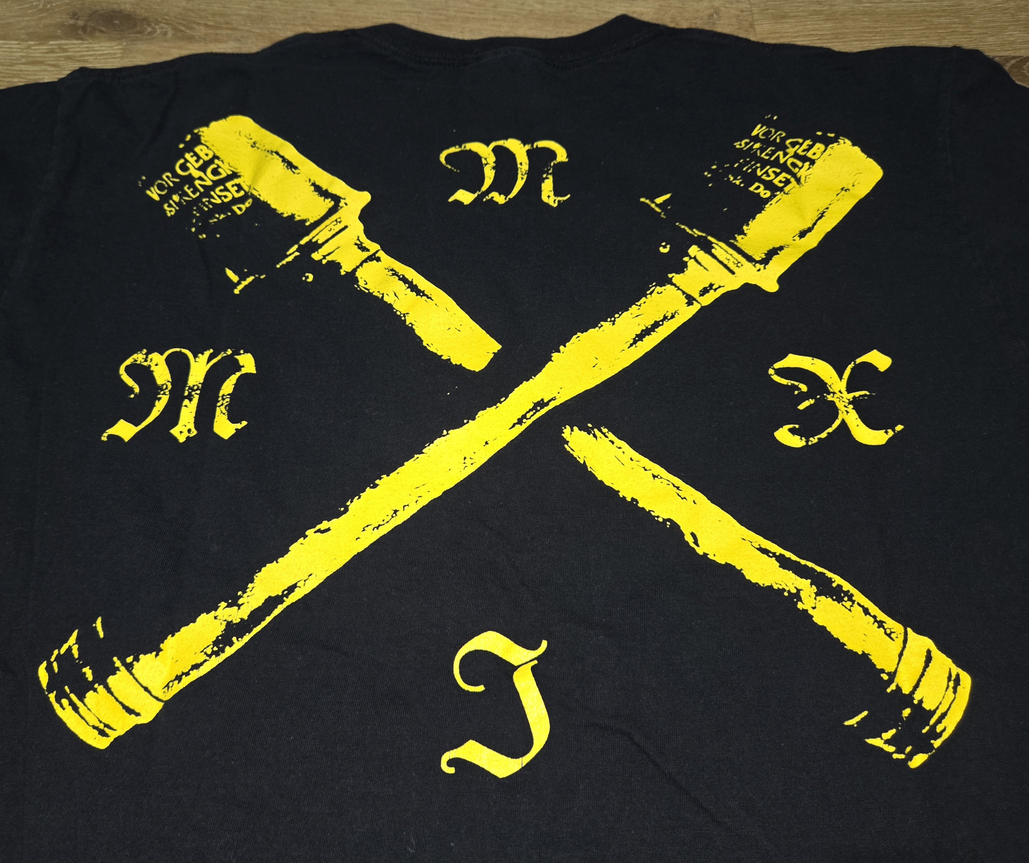Band Tees × Vintage Vintage Black Metal Band Marduk Iron Dawn Album Promo Shirt Size US L / EU 52-54 / 3 - 6 Thumbnail