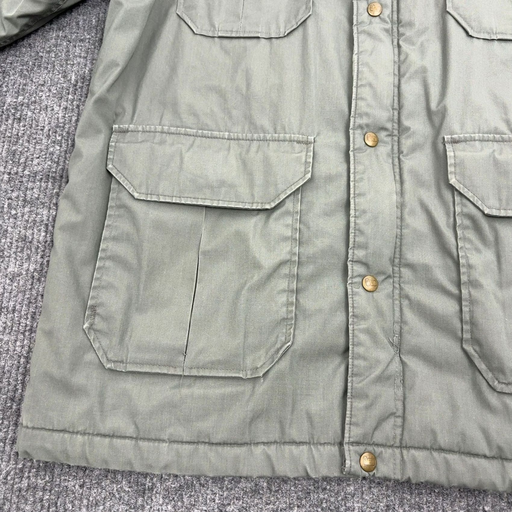 Vintage VINTAGE Woolrich Field Jacket Mens XL Green Utility Four Pocket Coat Gorpcore Size US XL / EU 56 / 4 - 2 Thumbnail
