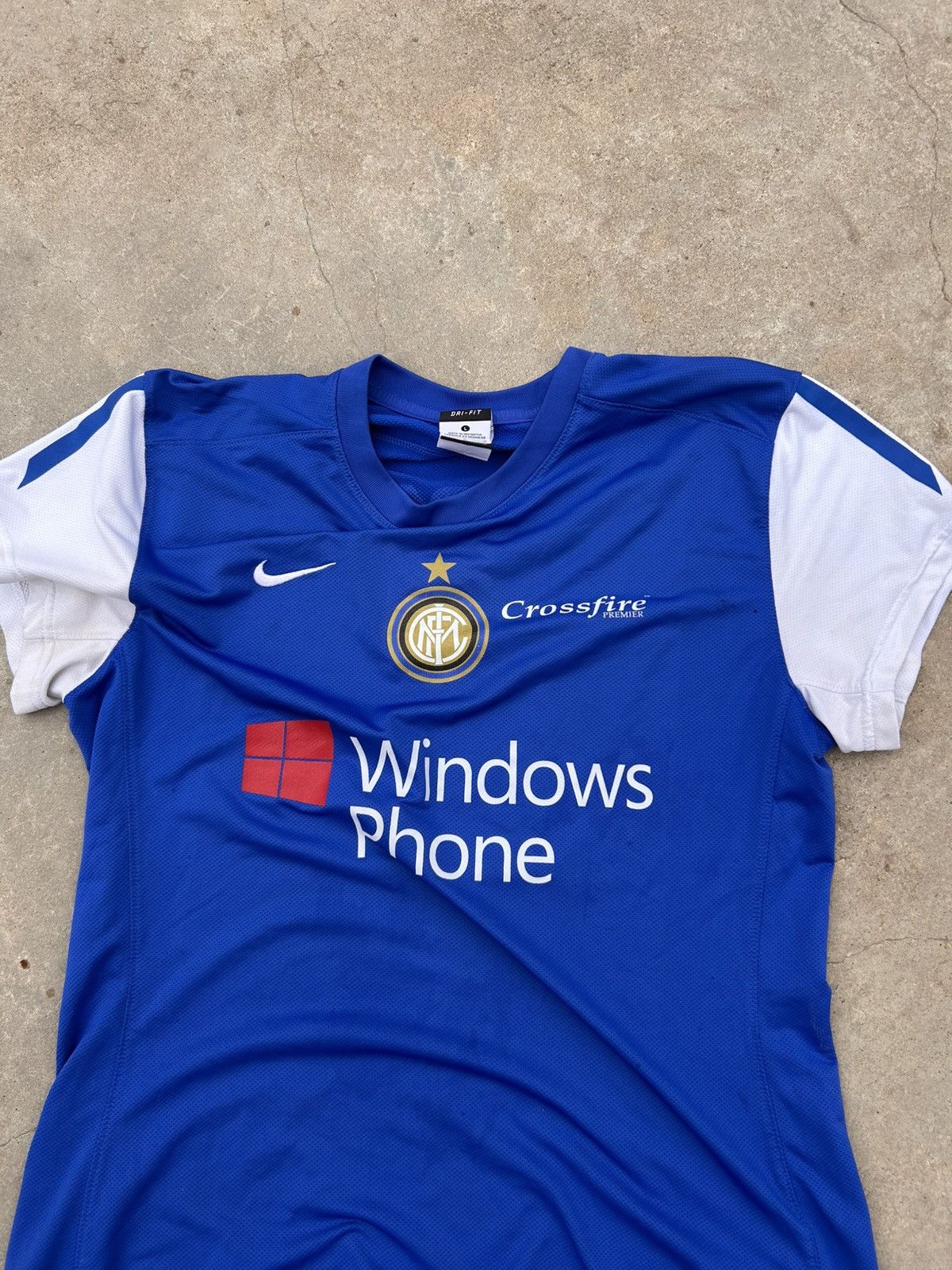 Nike 12/13 Nike Inter Milan Windows Women’s Jersey Size L / US 10 / IT 46 - 2 Thumbnail