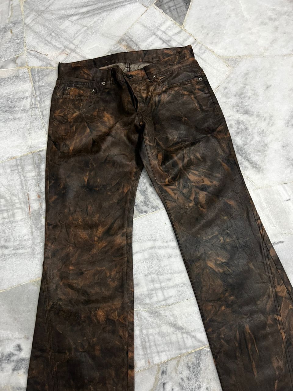 PPFM PPFM Tie Dye Crazy Colour Flare Pants Size US 30 / EU 46 - 14 Thumbnail