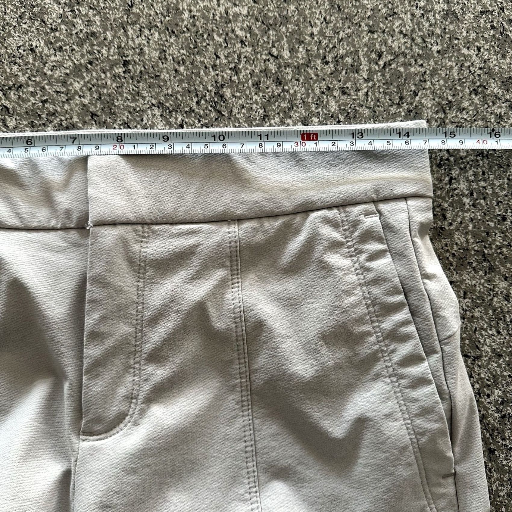 Athleta Athleta Beginner Wander Stash Skinny Pants Womens 29" Ivory Nylon Spandex 2 Inseam 29in Ankle Stretch Pants Size 29" - 7 Thumbnail
