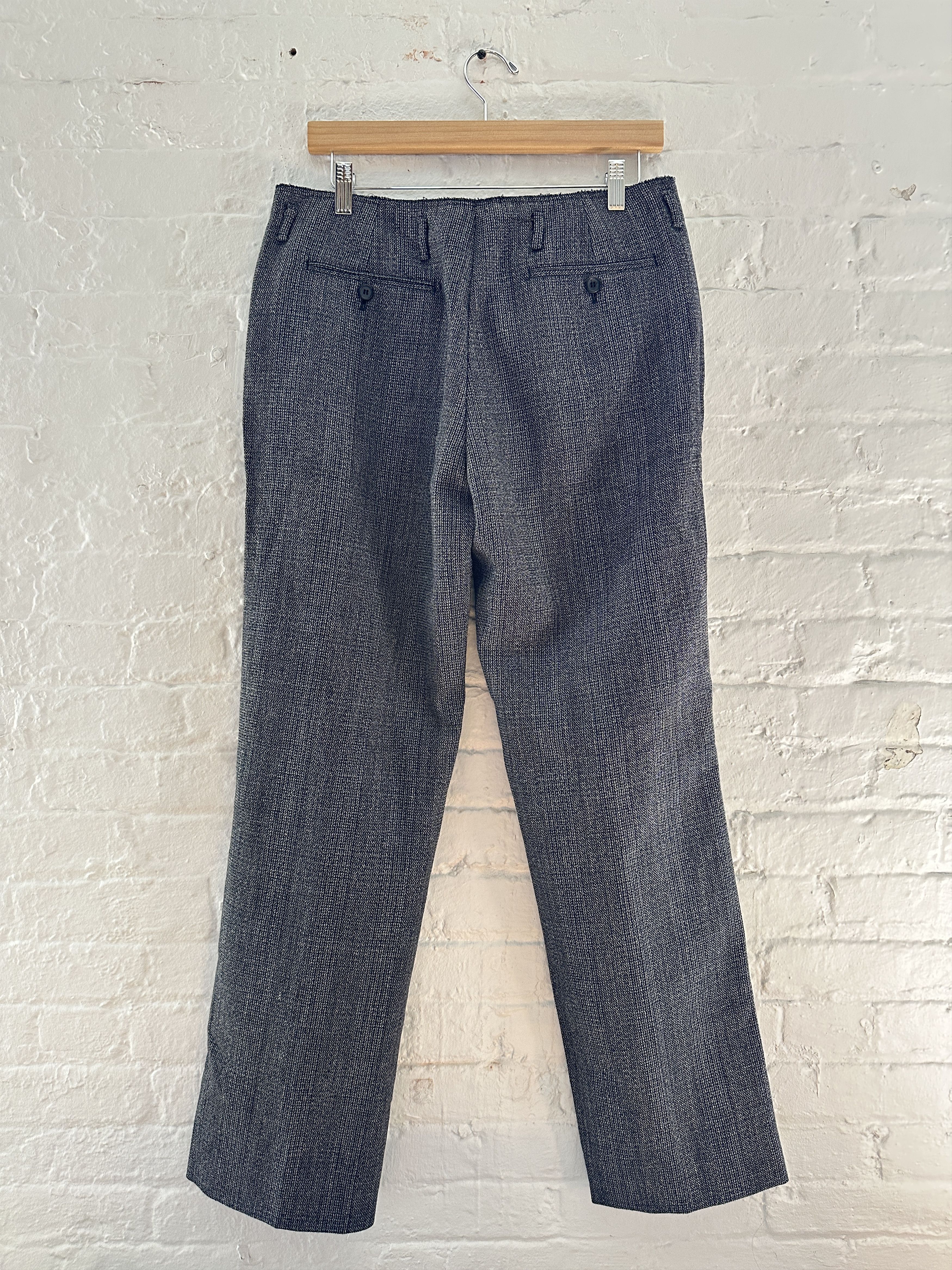 Prada Prada Straight Leg Wool Trousers Size US 32 / EU 48 - 3 Thumbnail